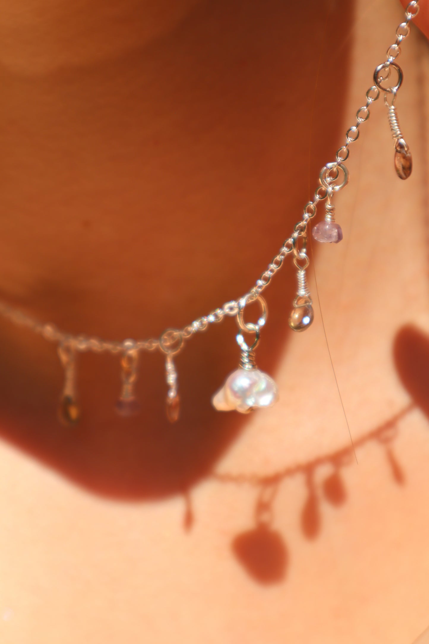 Freshwater Pearl Chain Bracelet