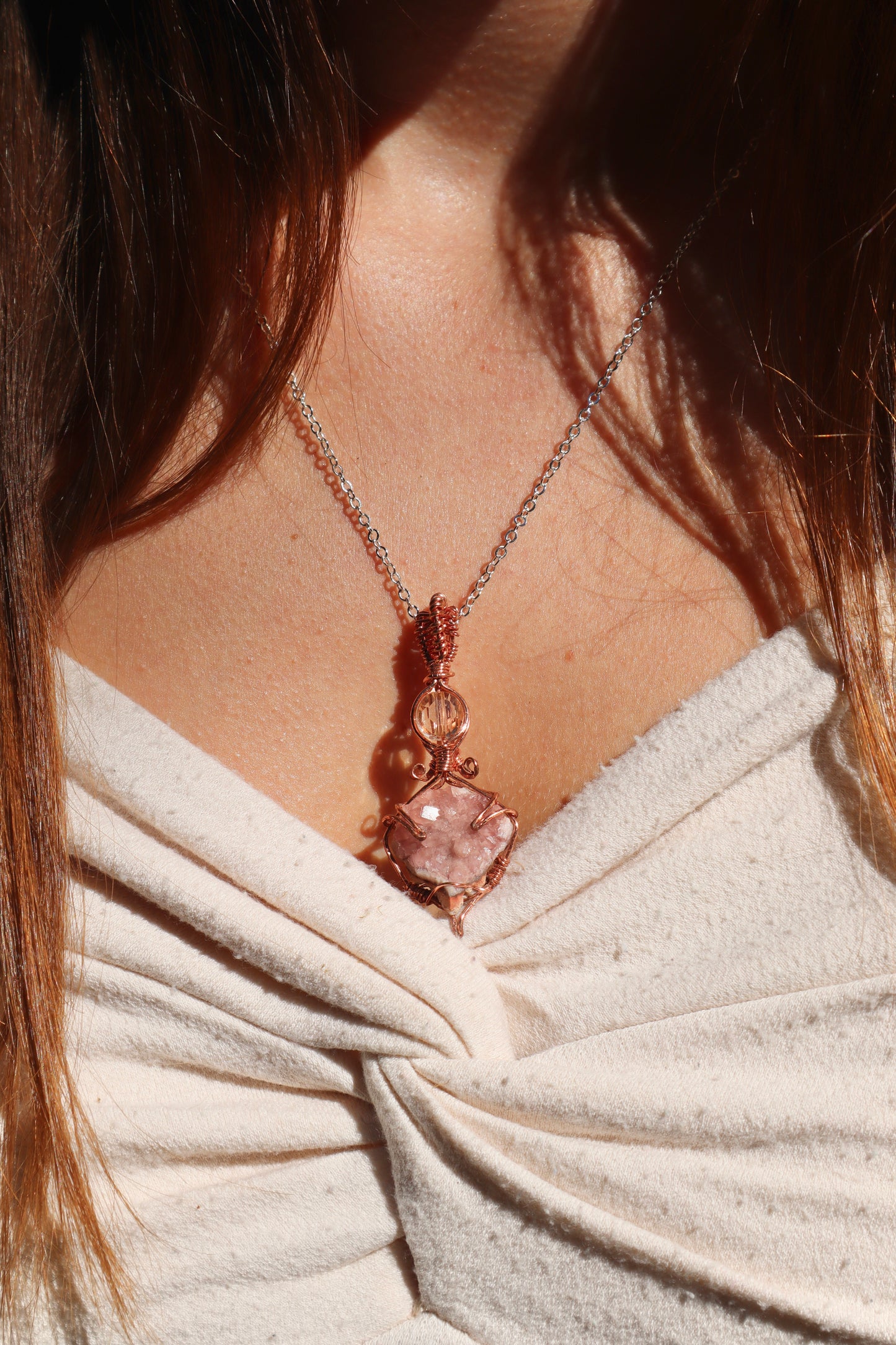 Pink Amethyst Pendant