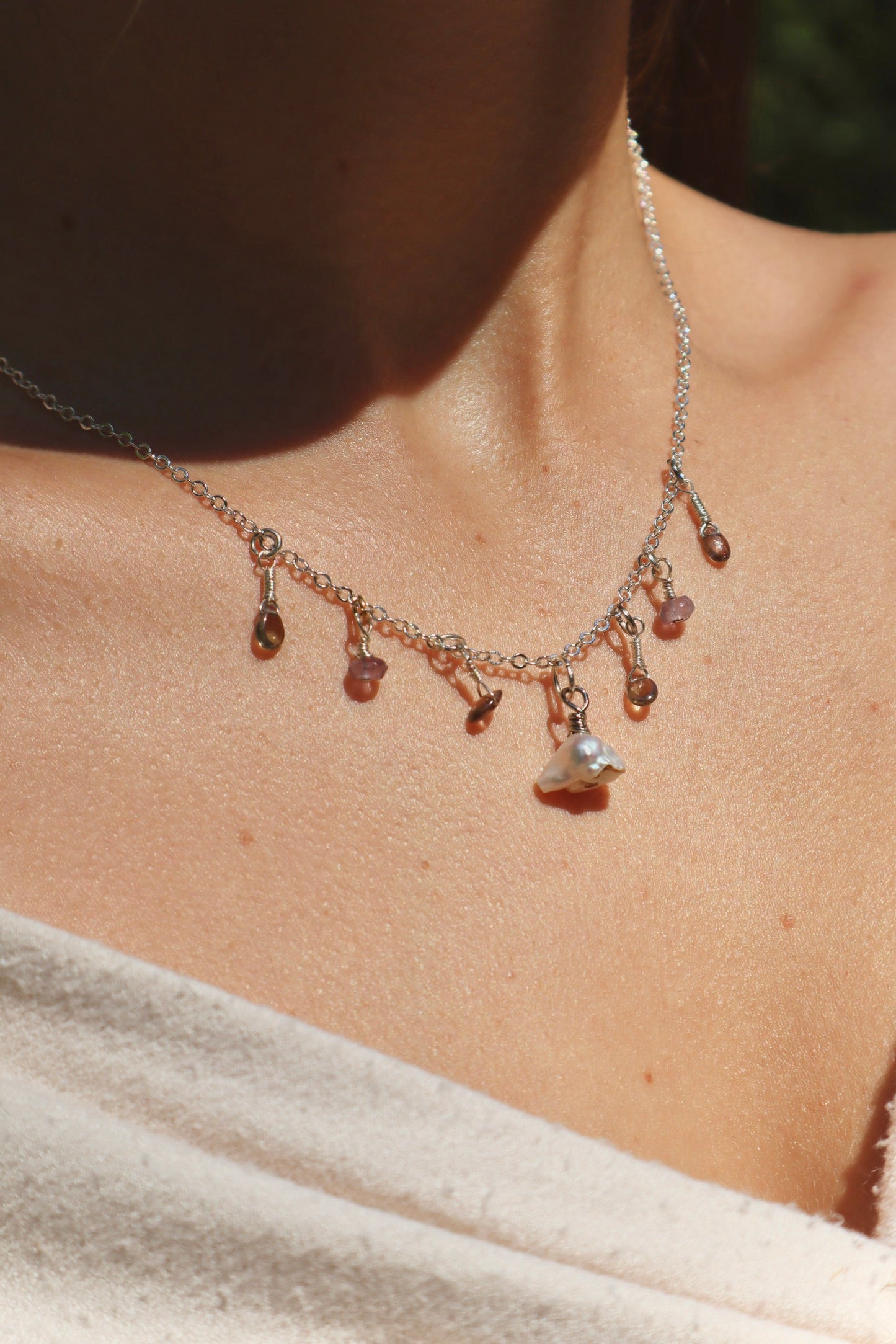 Freshwater Pearl Chain Bracelet