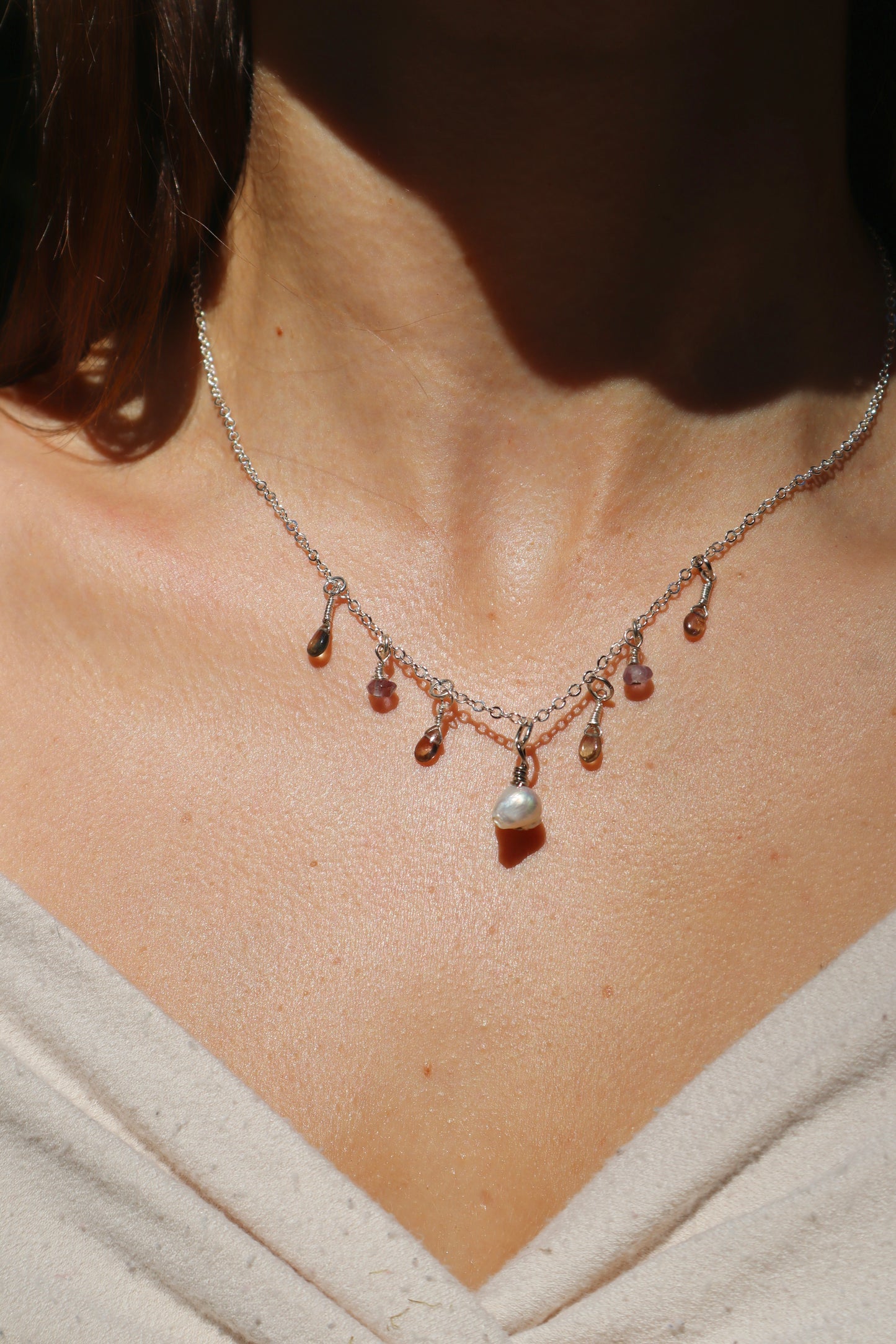 Freshwater Pearl Chain Bracelet