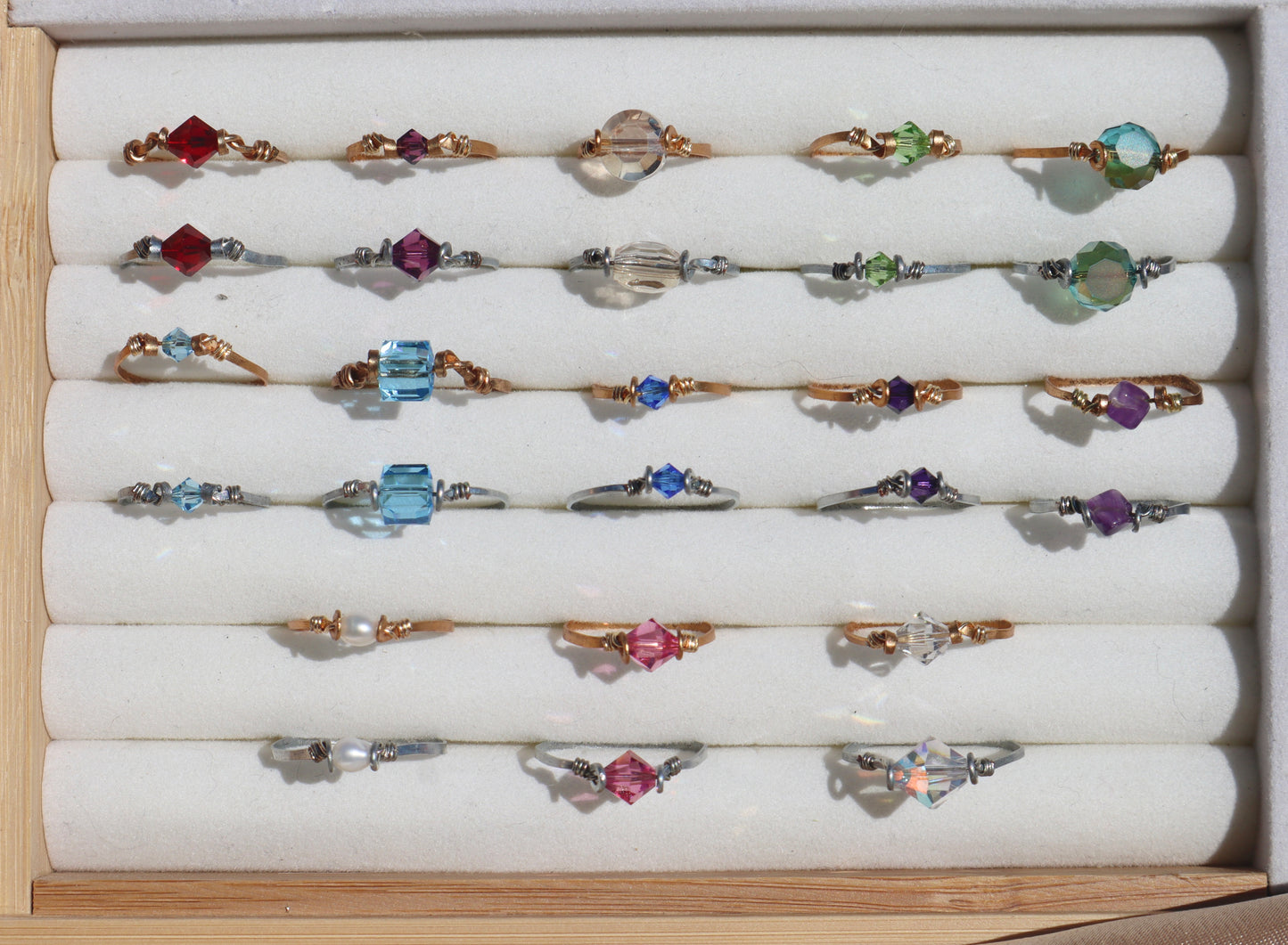 Birthstone Gem Rings