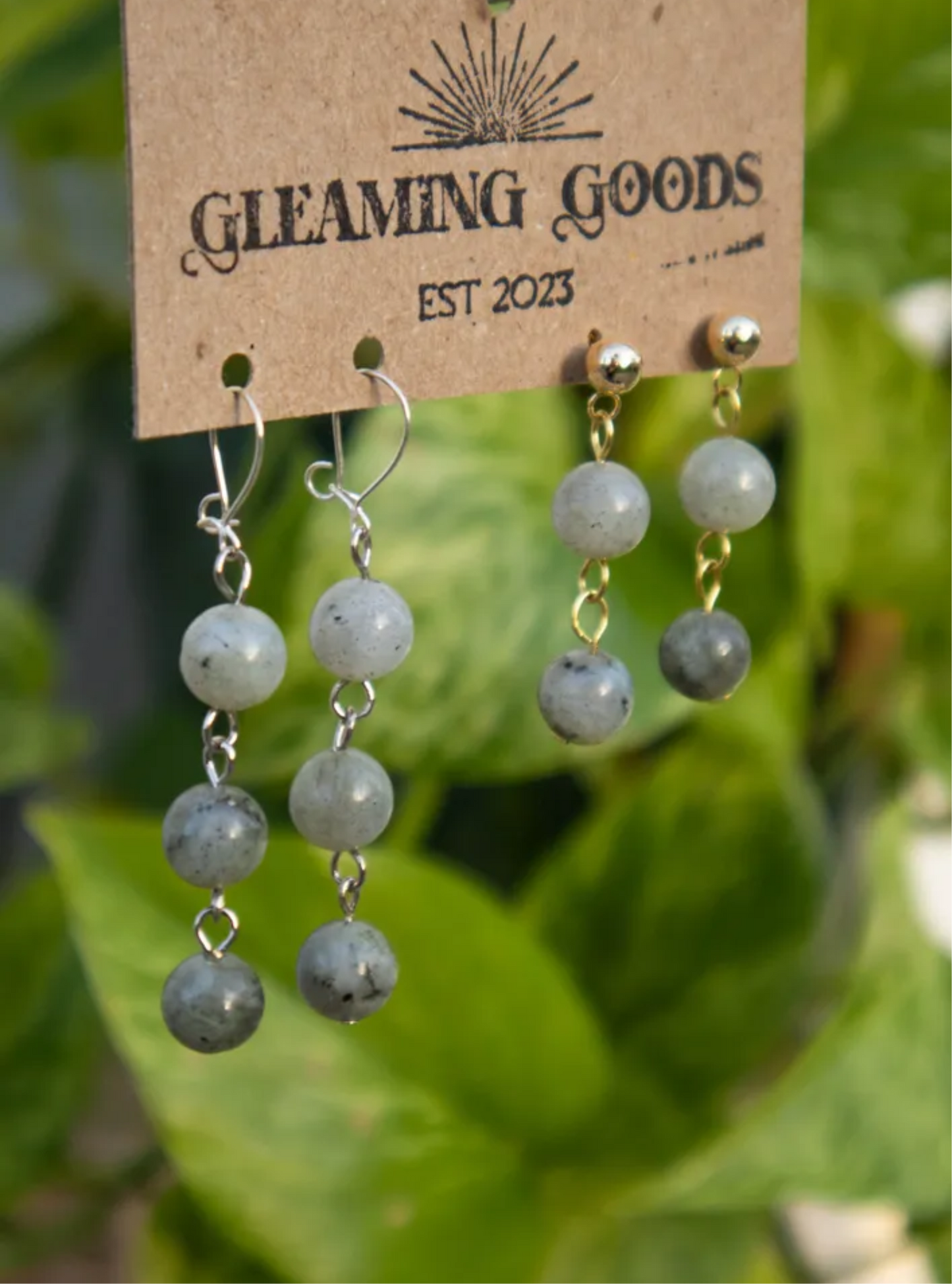 Labradorite Drop Dangle Earrings