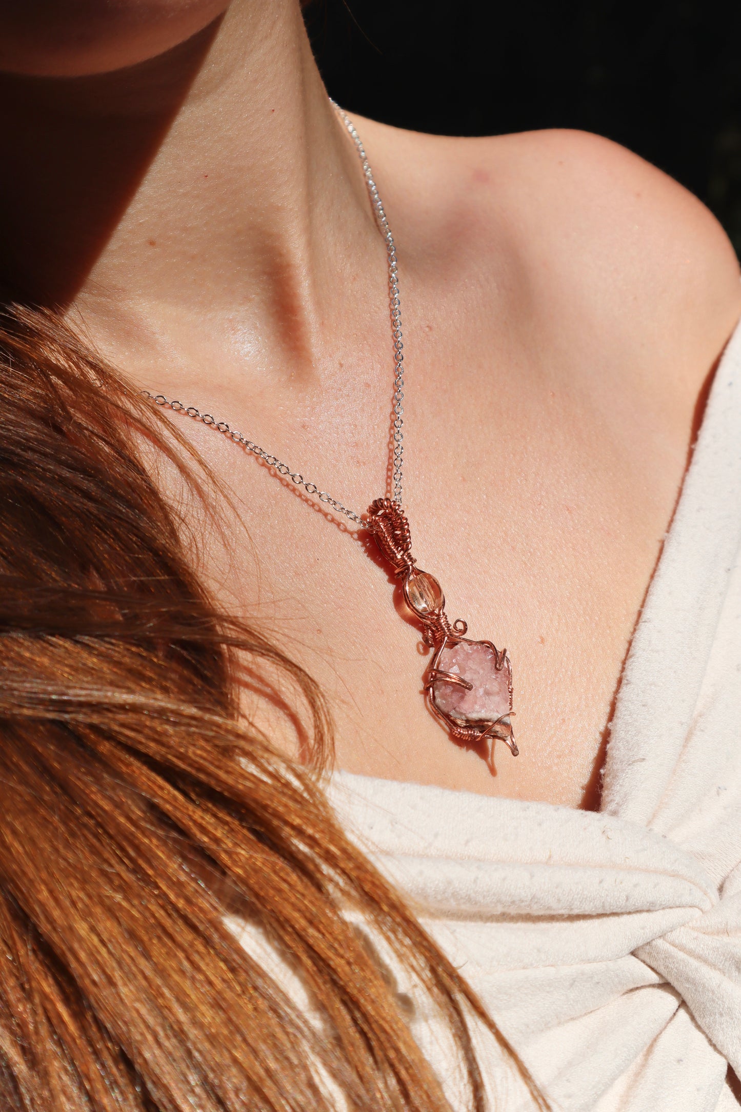Pink Amethyst Pendant