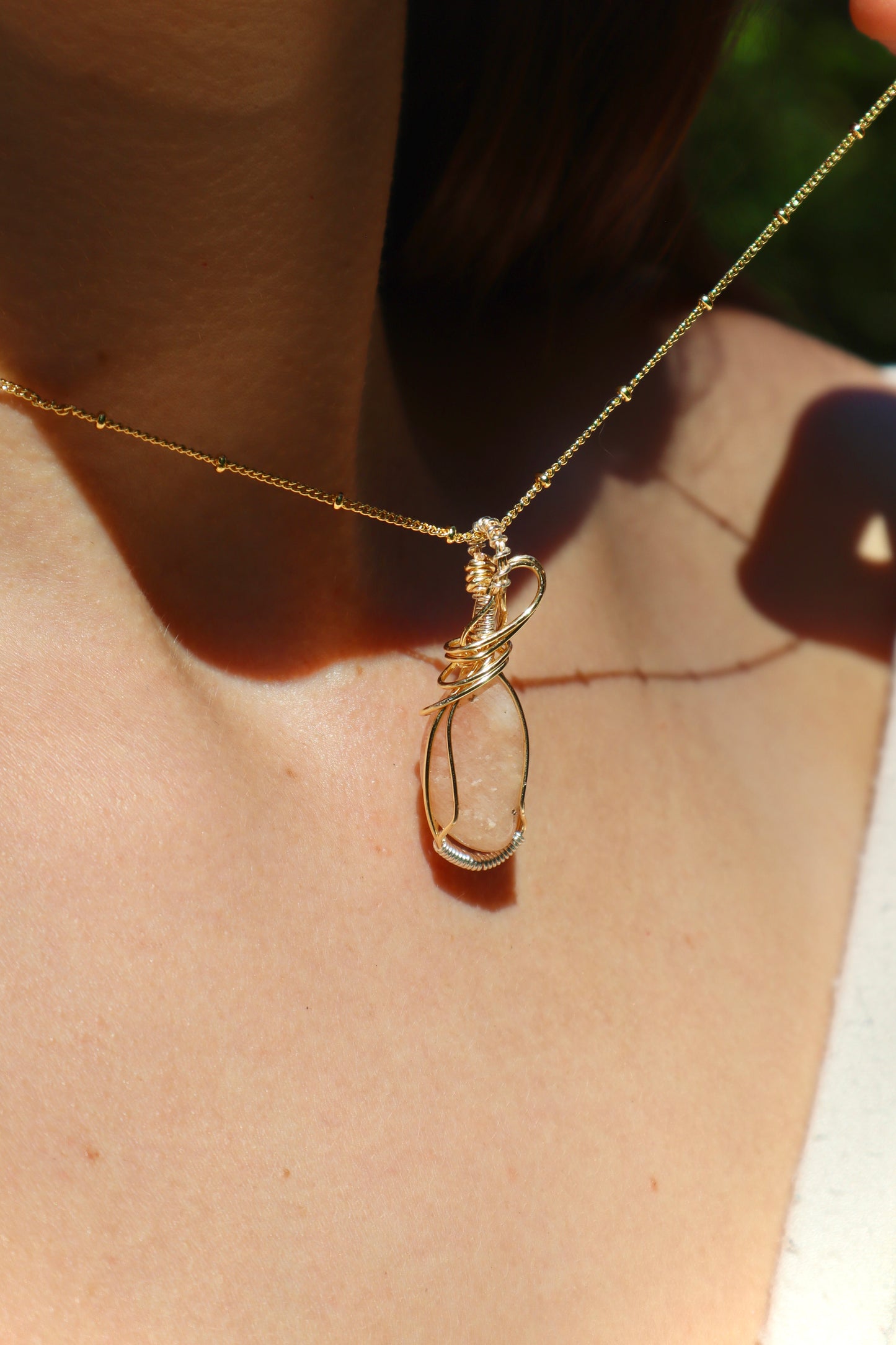 Sunstone Gemstone Pendant