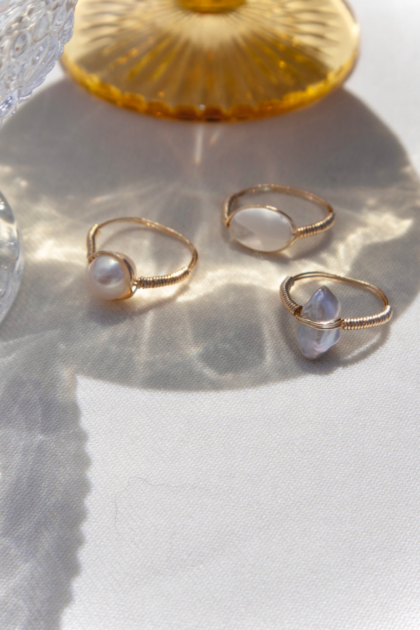 Genuine Freshwater Pearl Rings