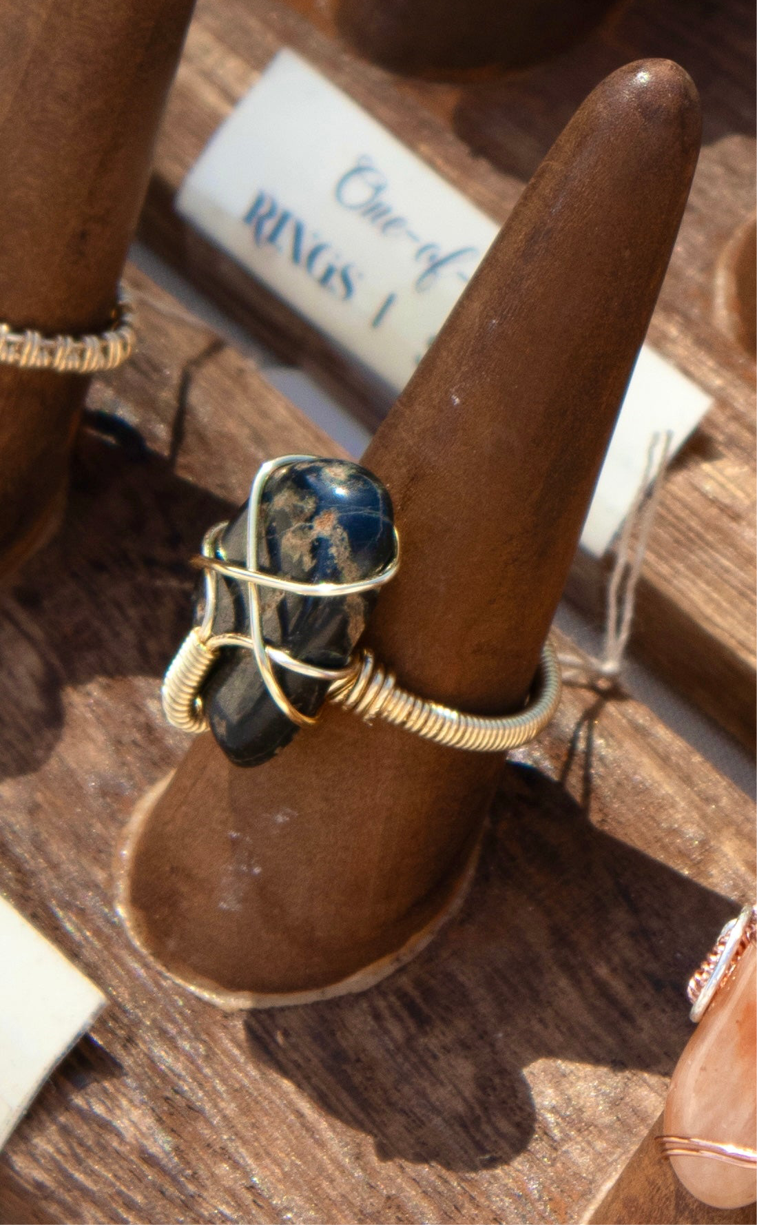 Black Onyx Gem Ring