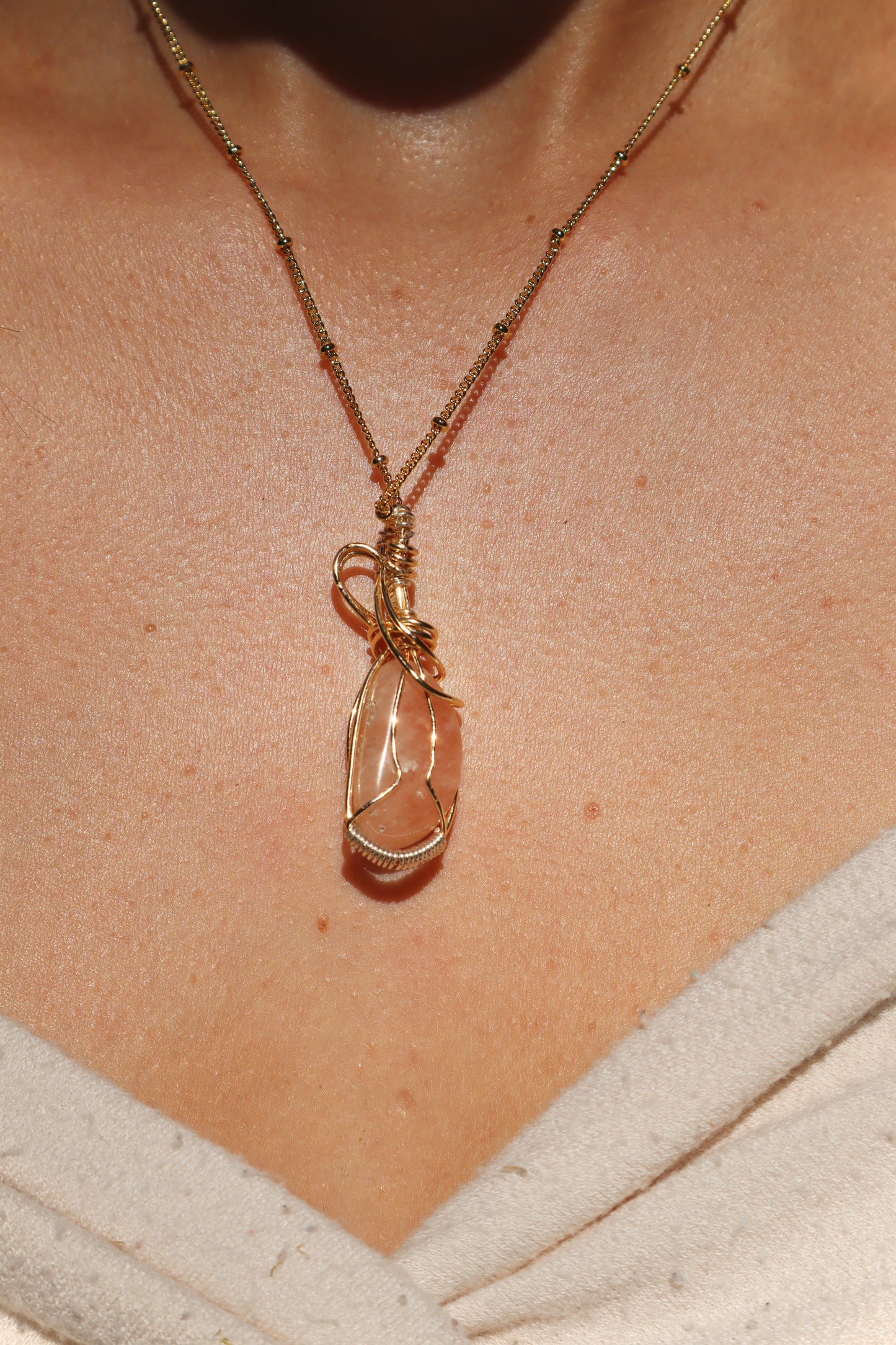 Sunstone Gemstone Pendant