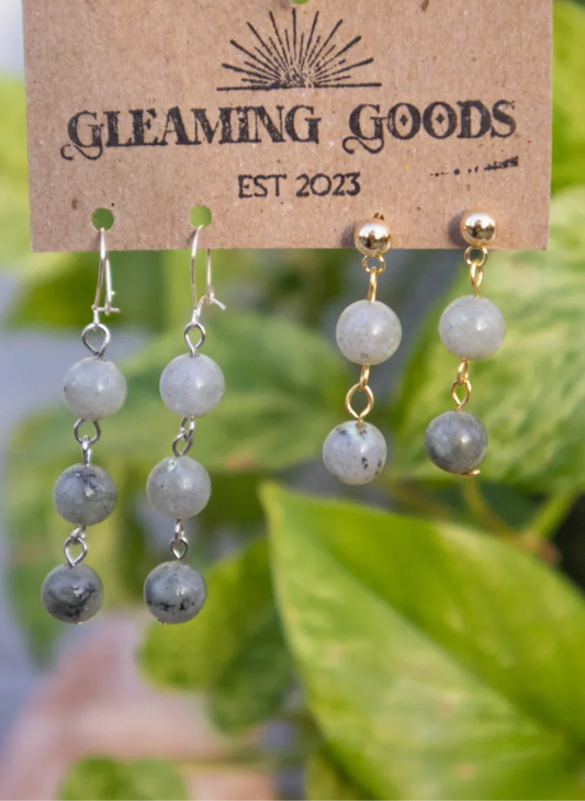 Labradorite Drop Dangle Earrings