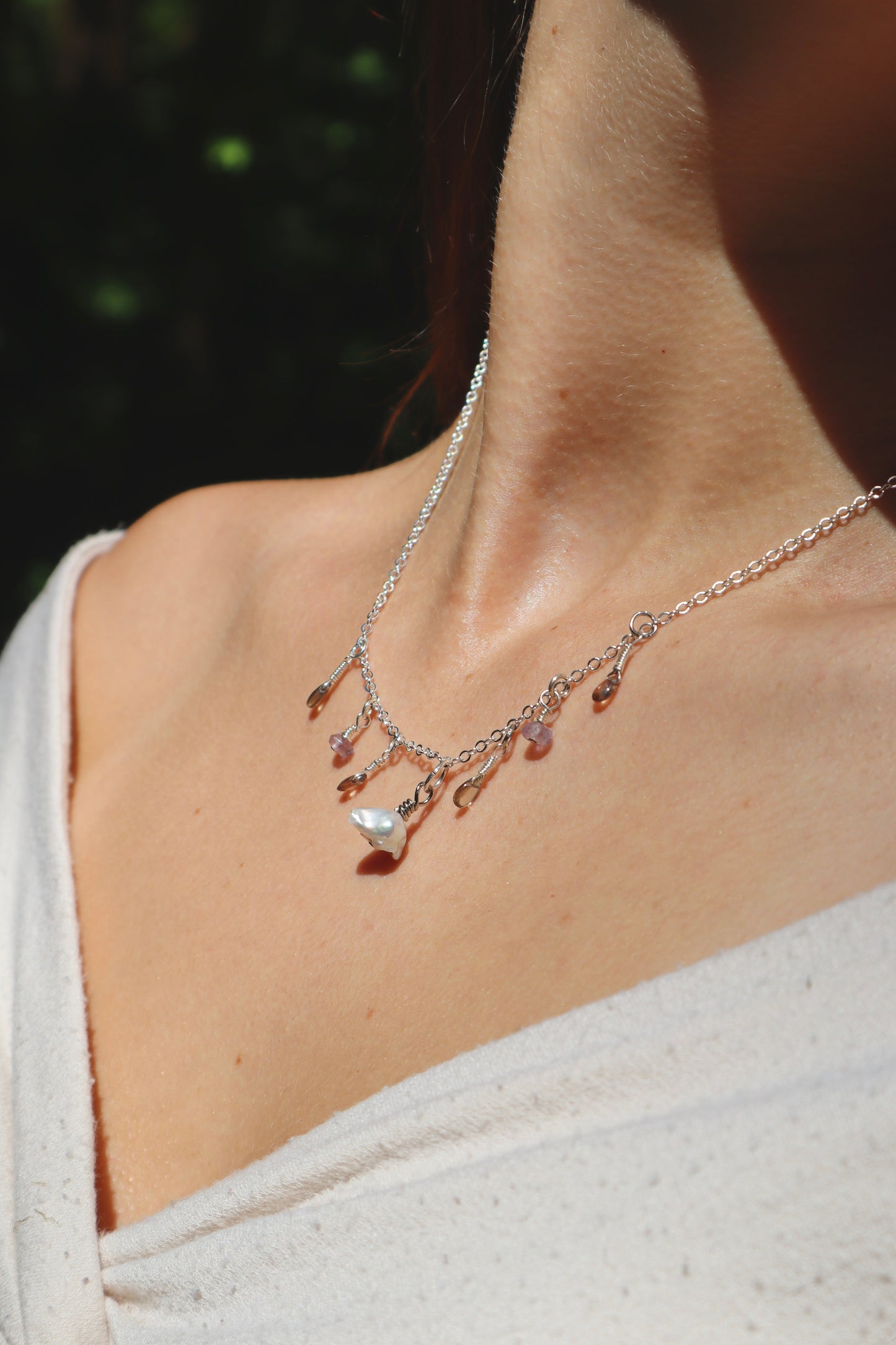 Freshwater Pearl Chain Bracelet