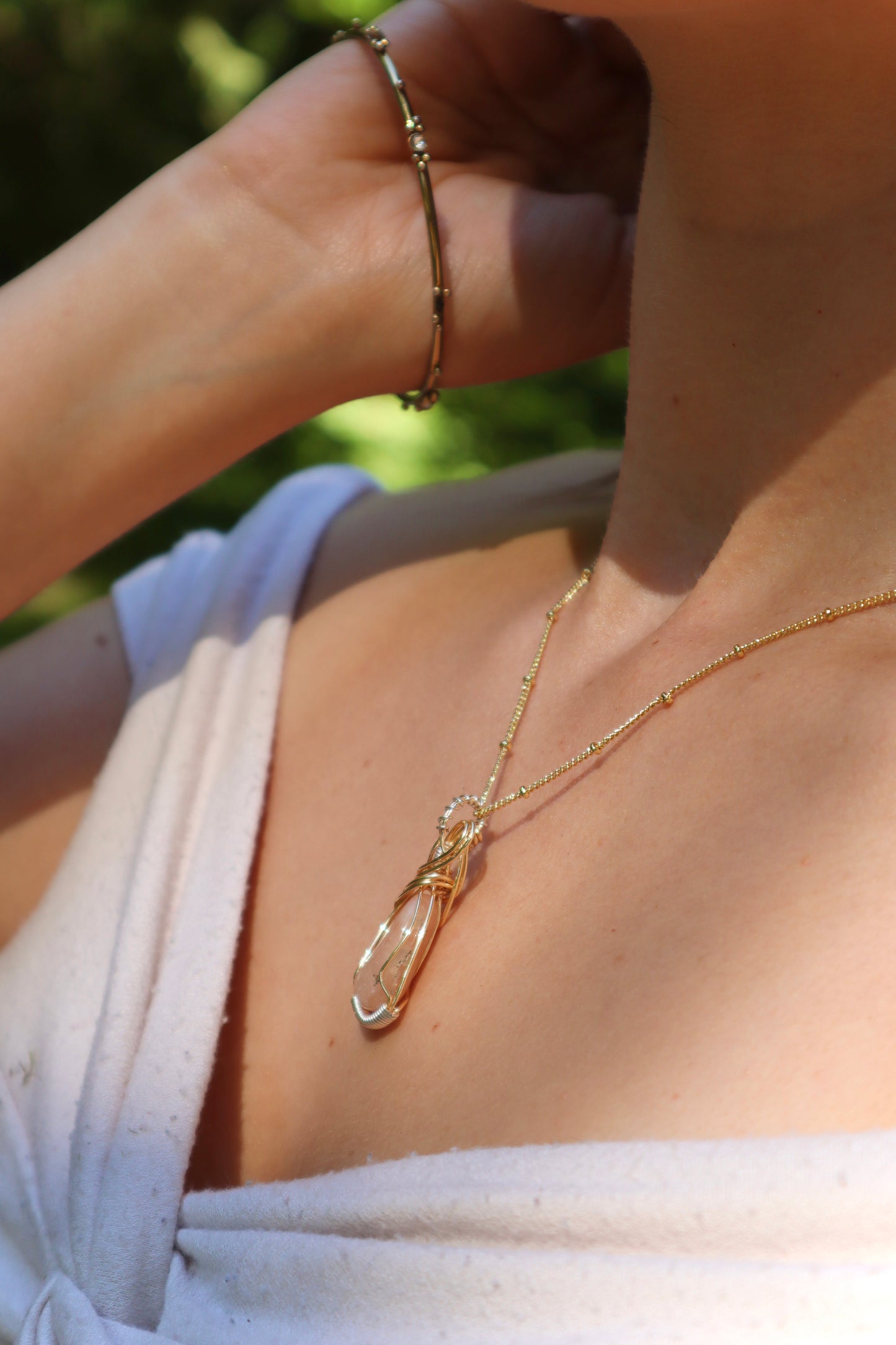 Sunstone Gemstone Pendant