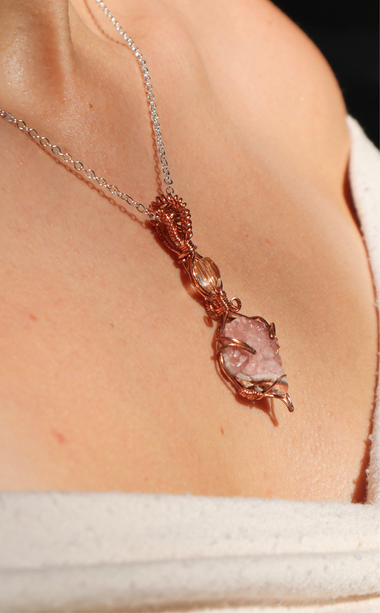 Pink Amethyst Pendant