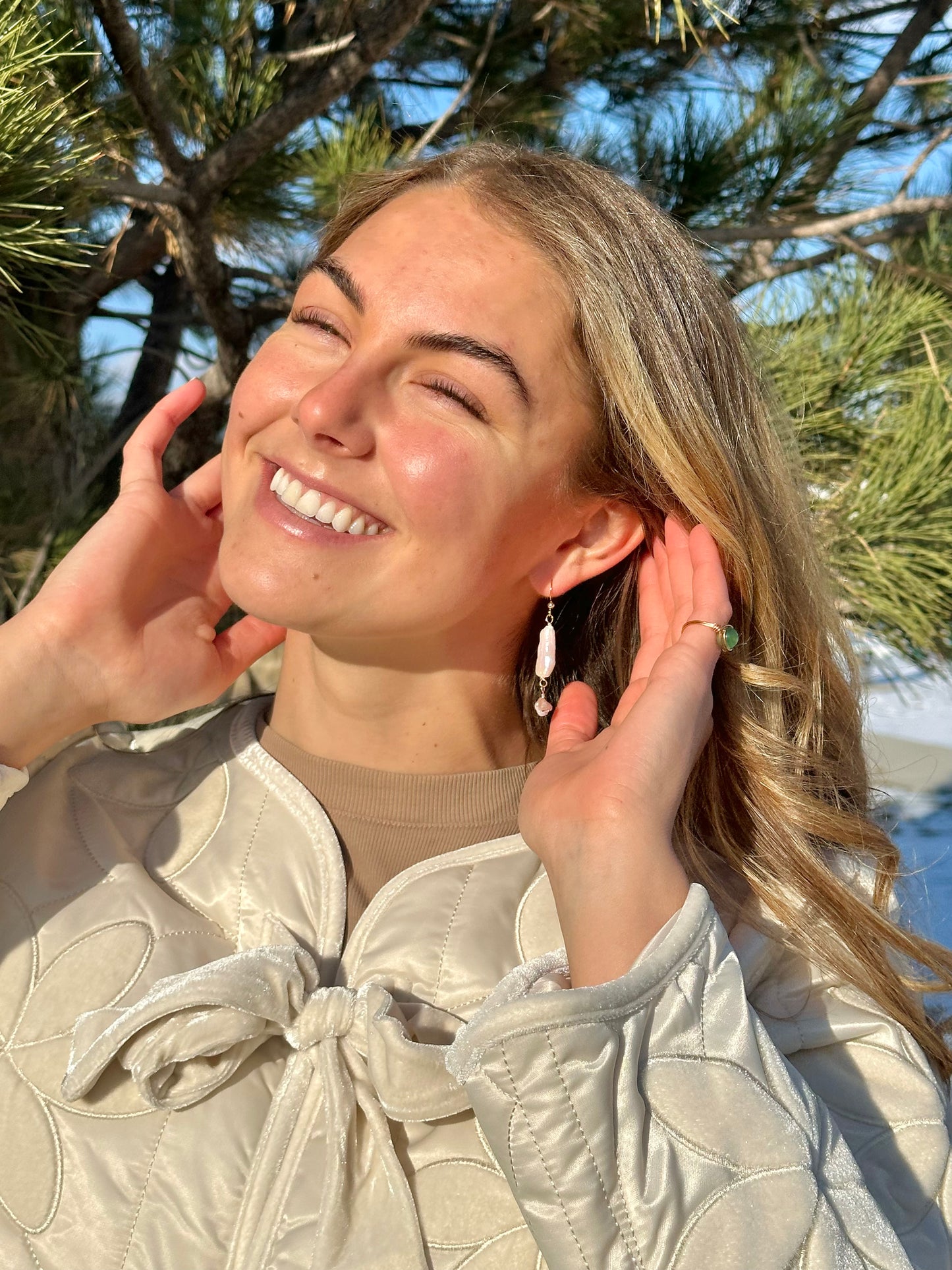 Baroque Pearl Dangles