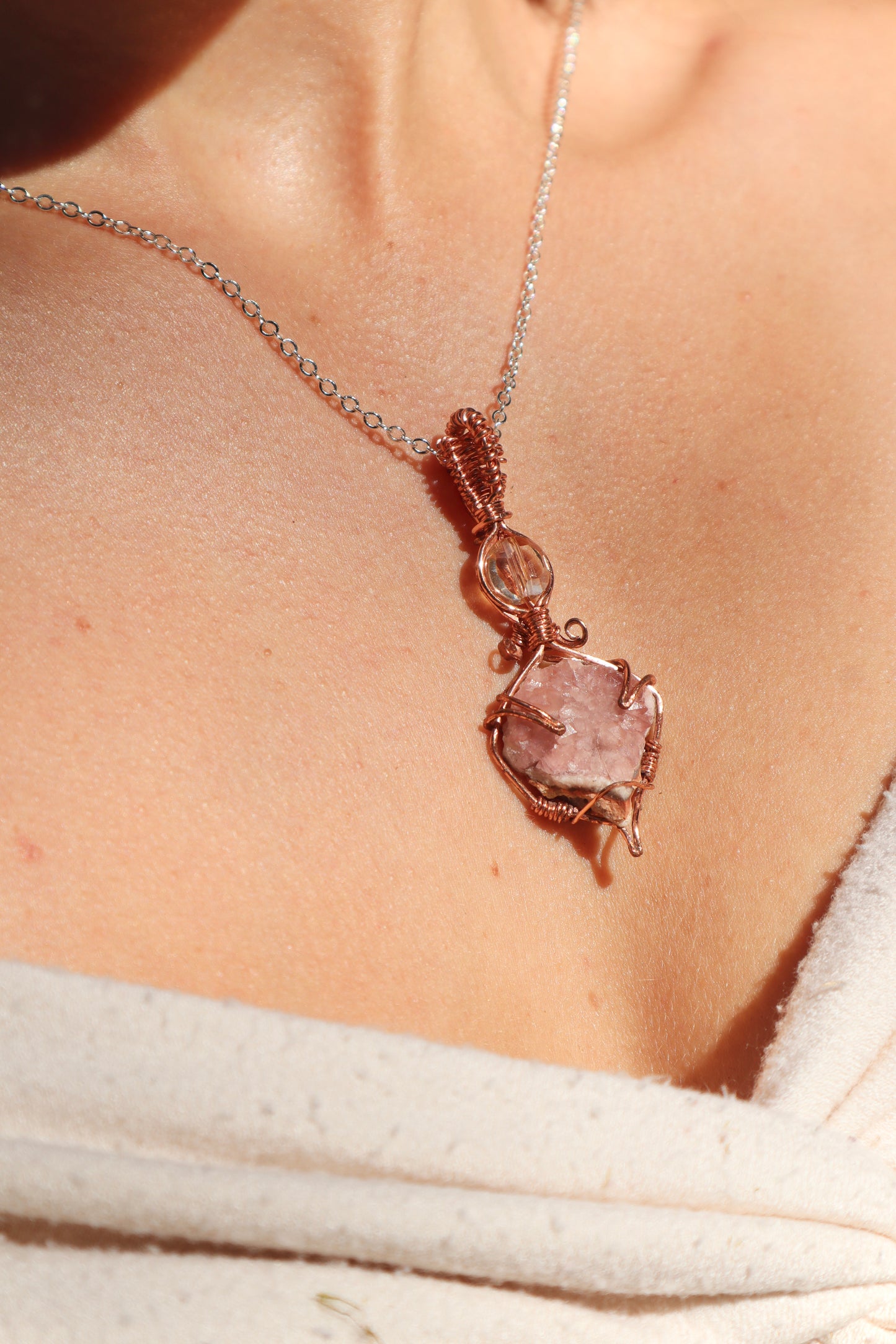 Pink Amethyst Pendant
