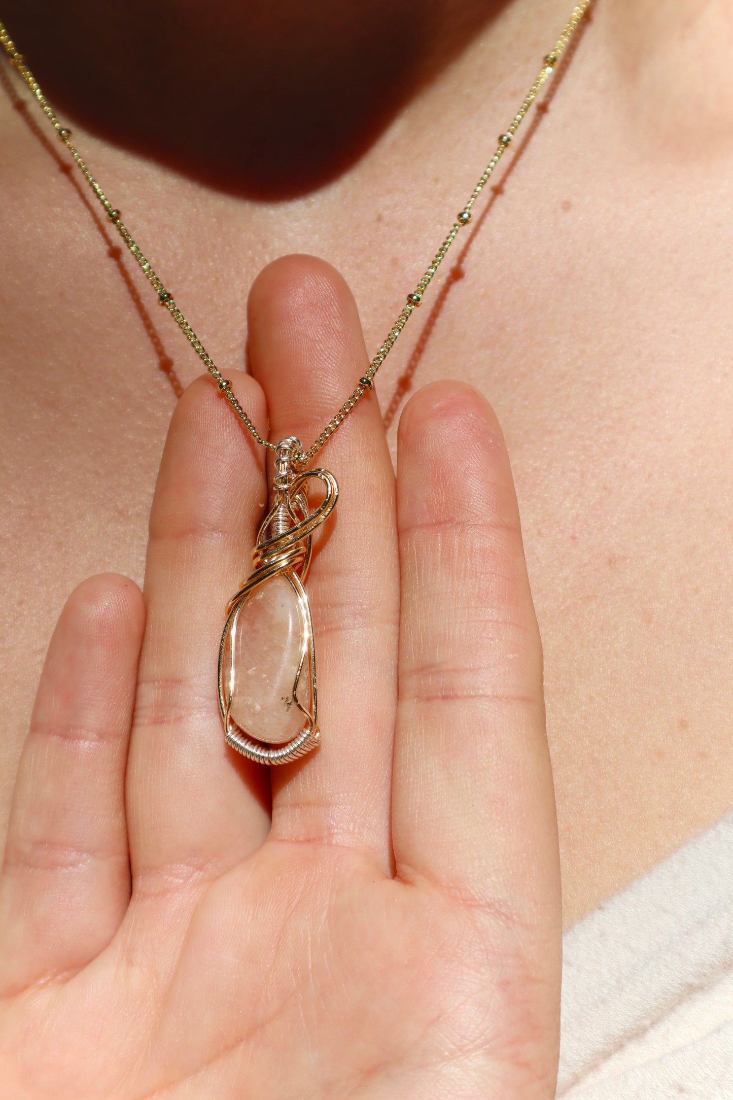 Sunstone Gemstone Pendant