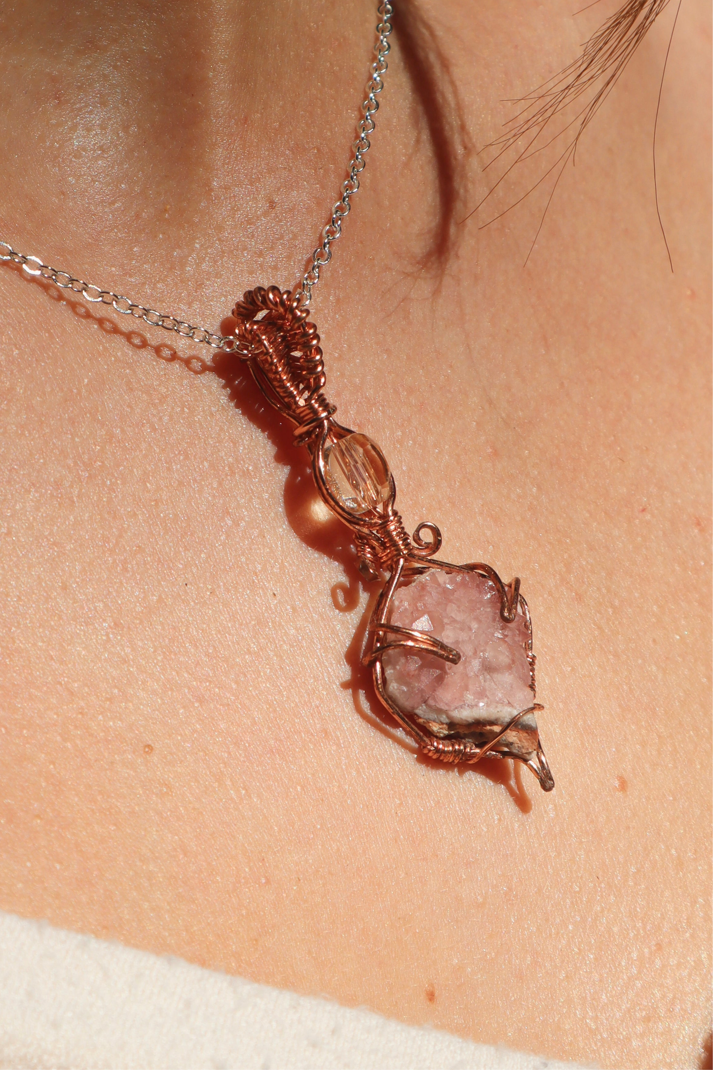 Pink Amethyst Pendant