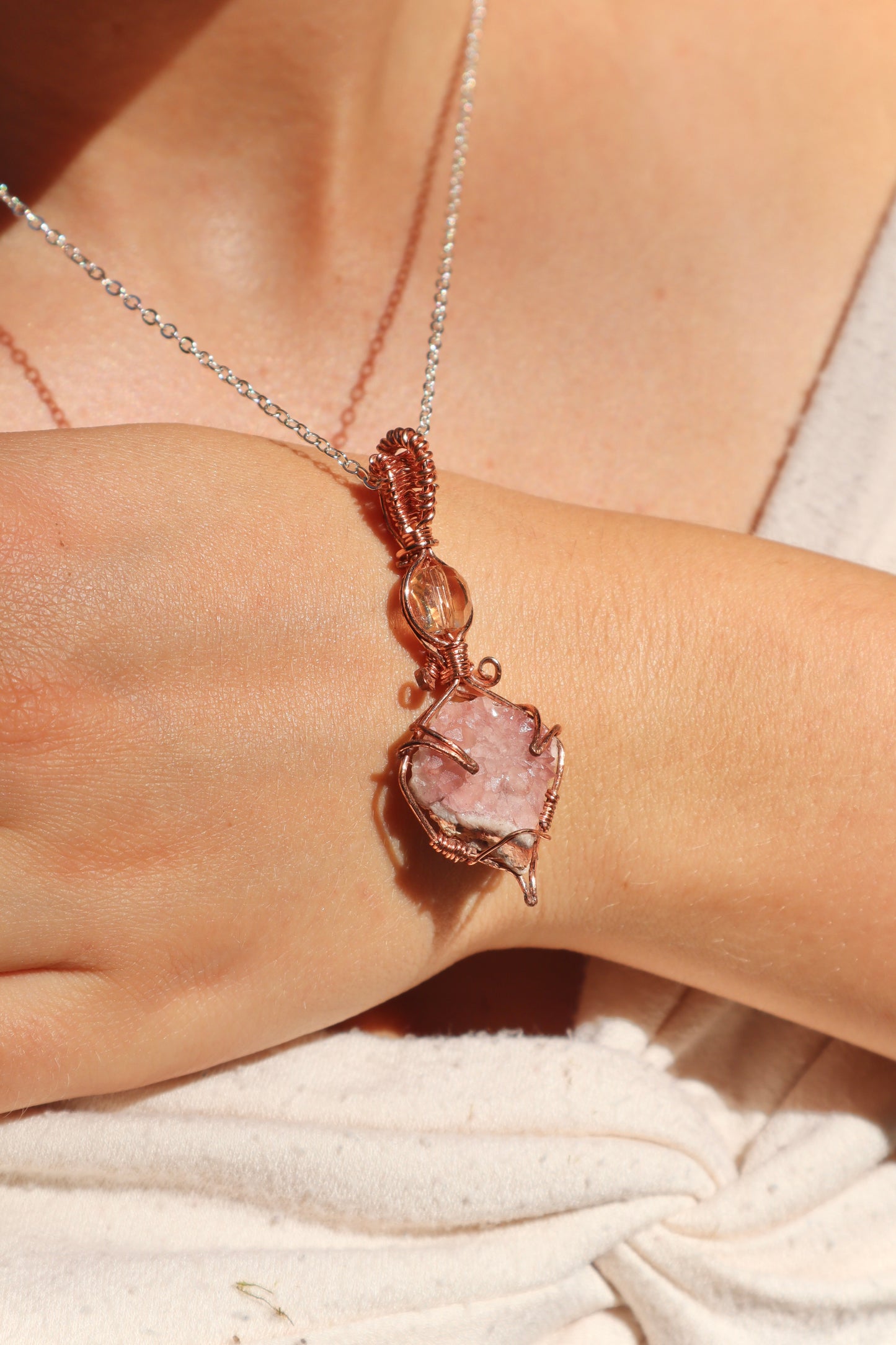 Pink Amethyst Pendant