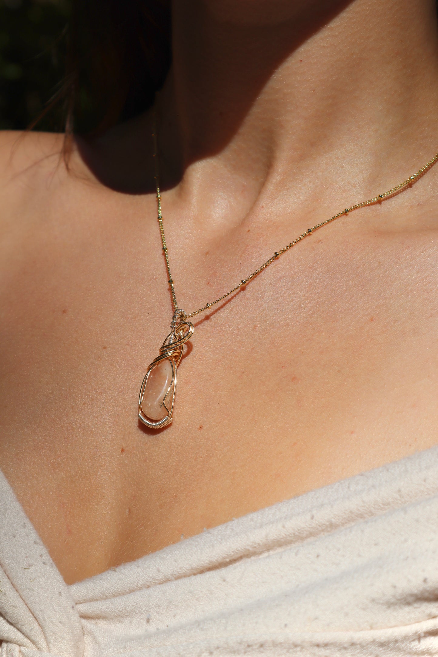 Sunstone Gemstone Pendant