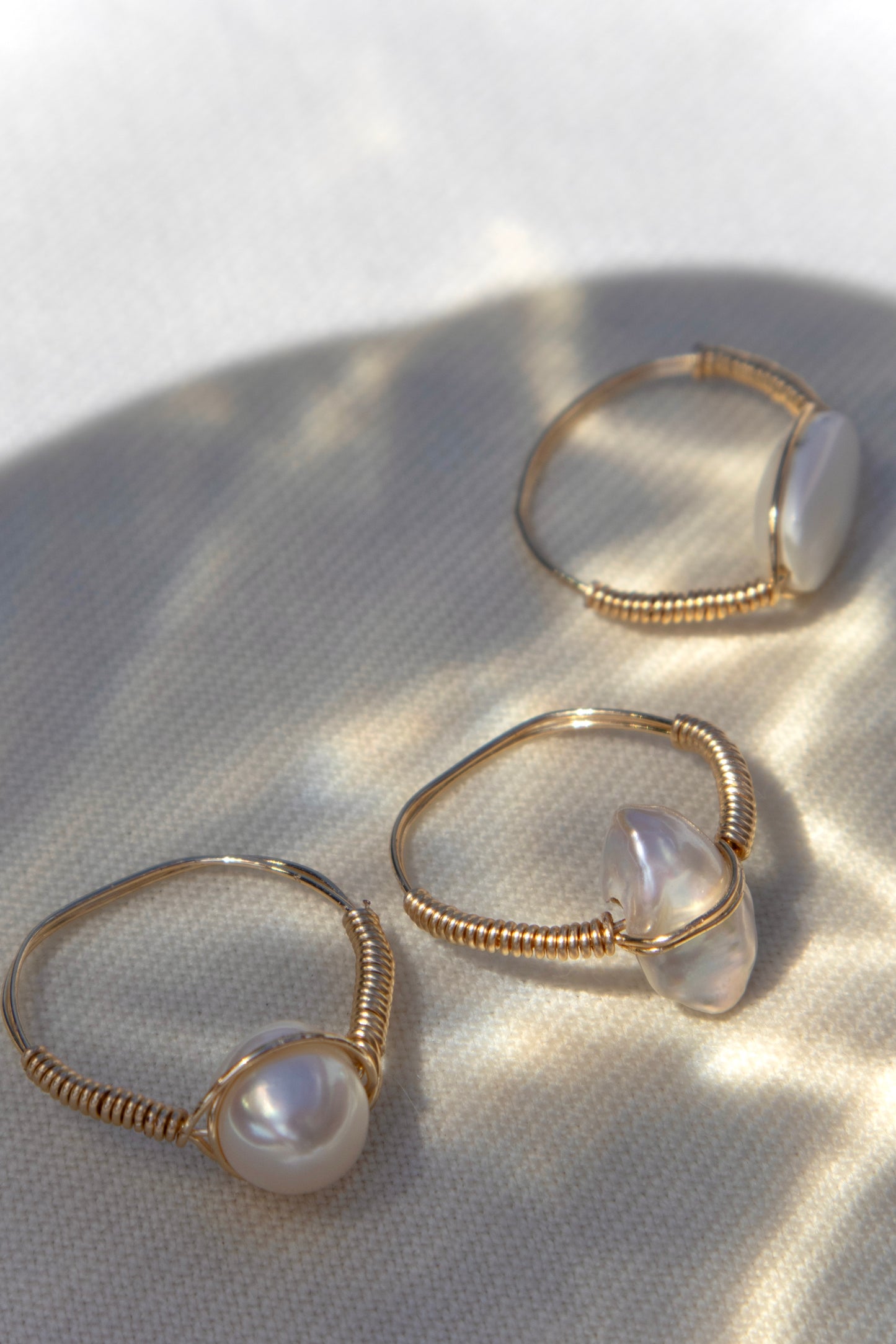 Genuine Freshwater Pearl Rings