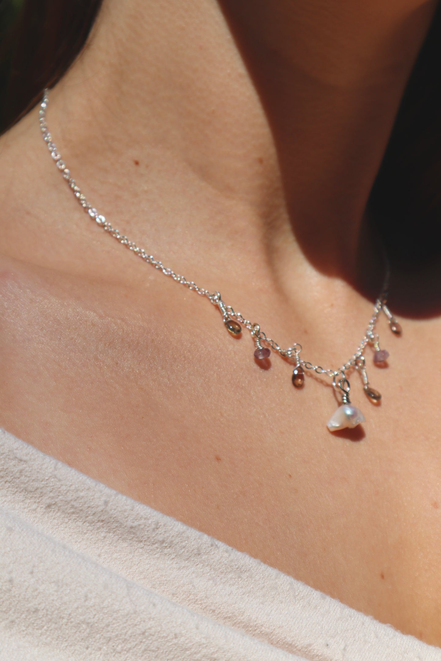 Freshwater Pearl Chain Bracelet