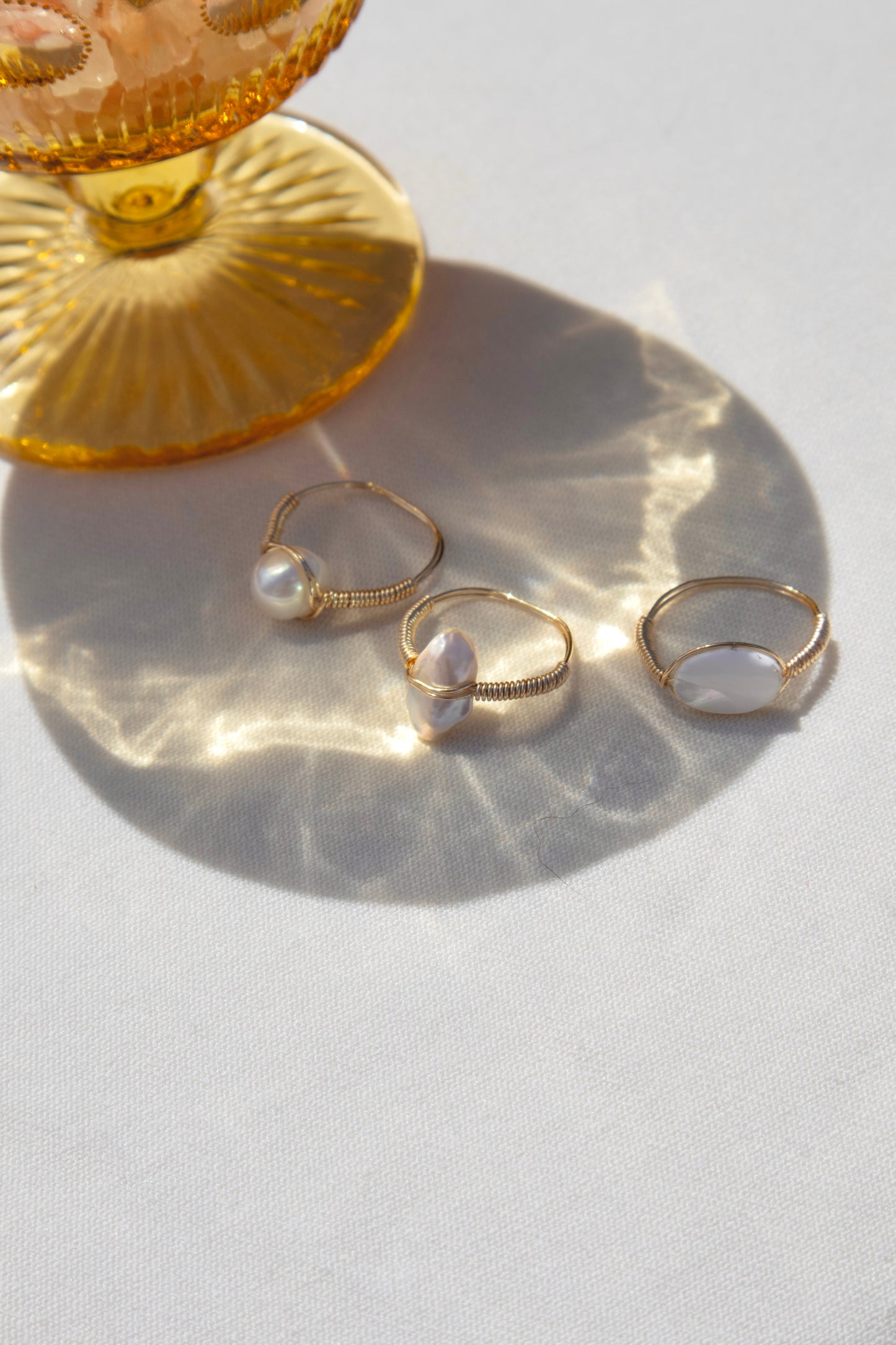 Genuine Freshwater Pearl Rings