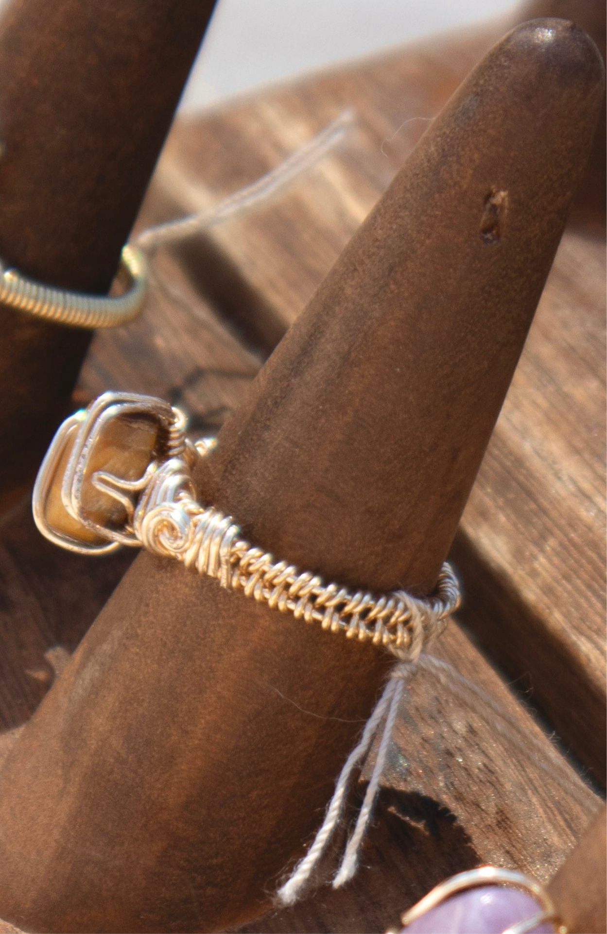 Tigers Eye Gold Ring