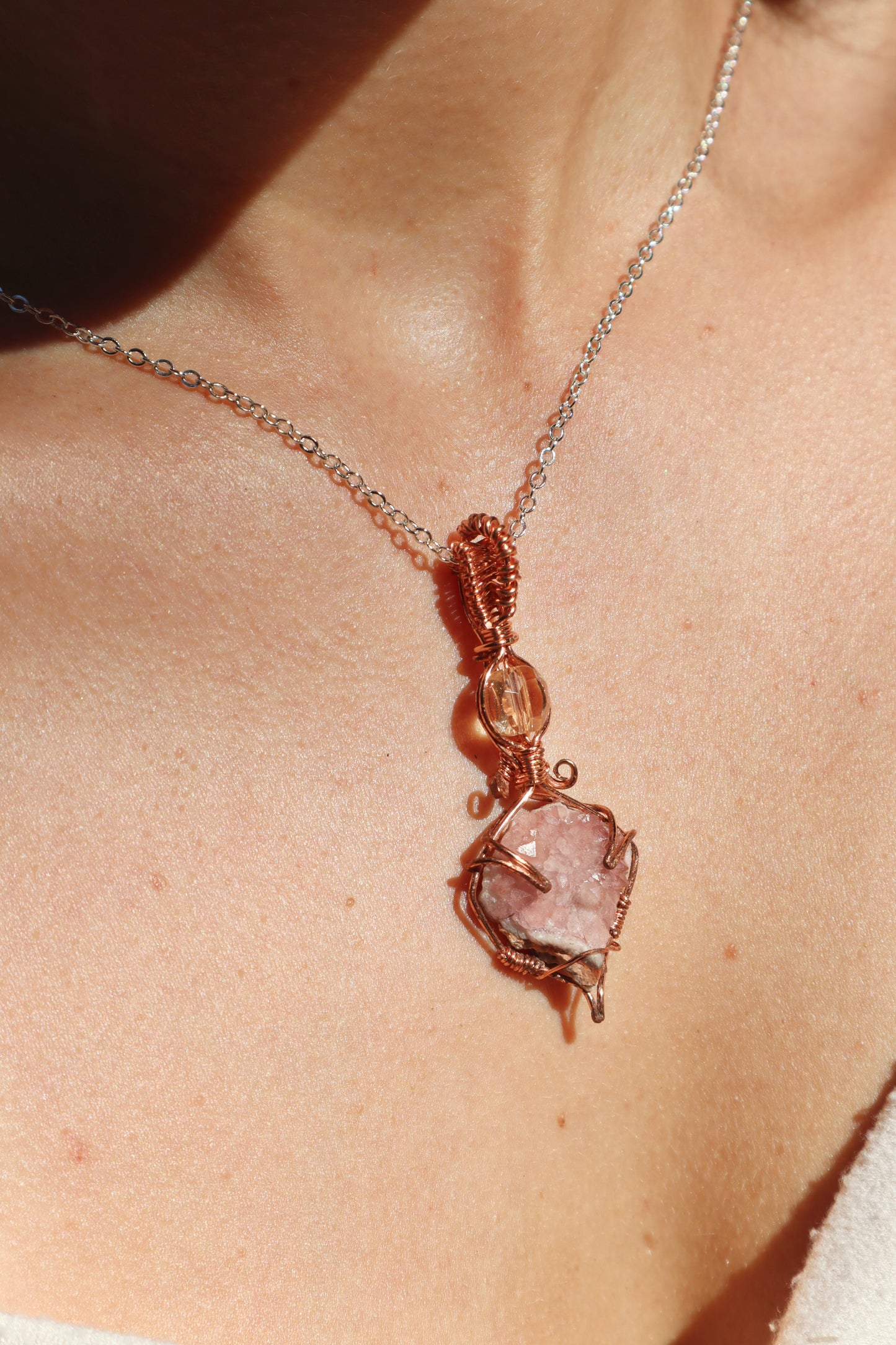 Pink Amethyst Pendant
