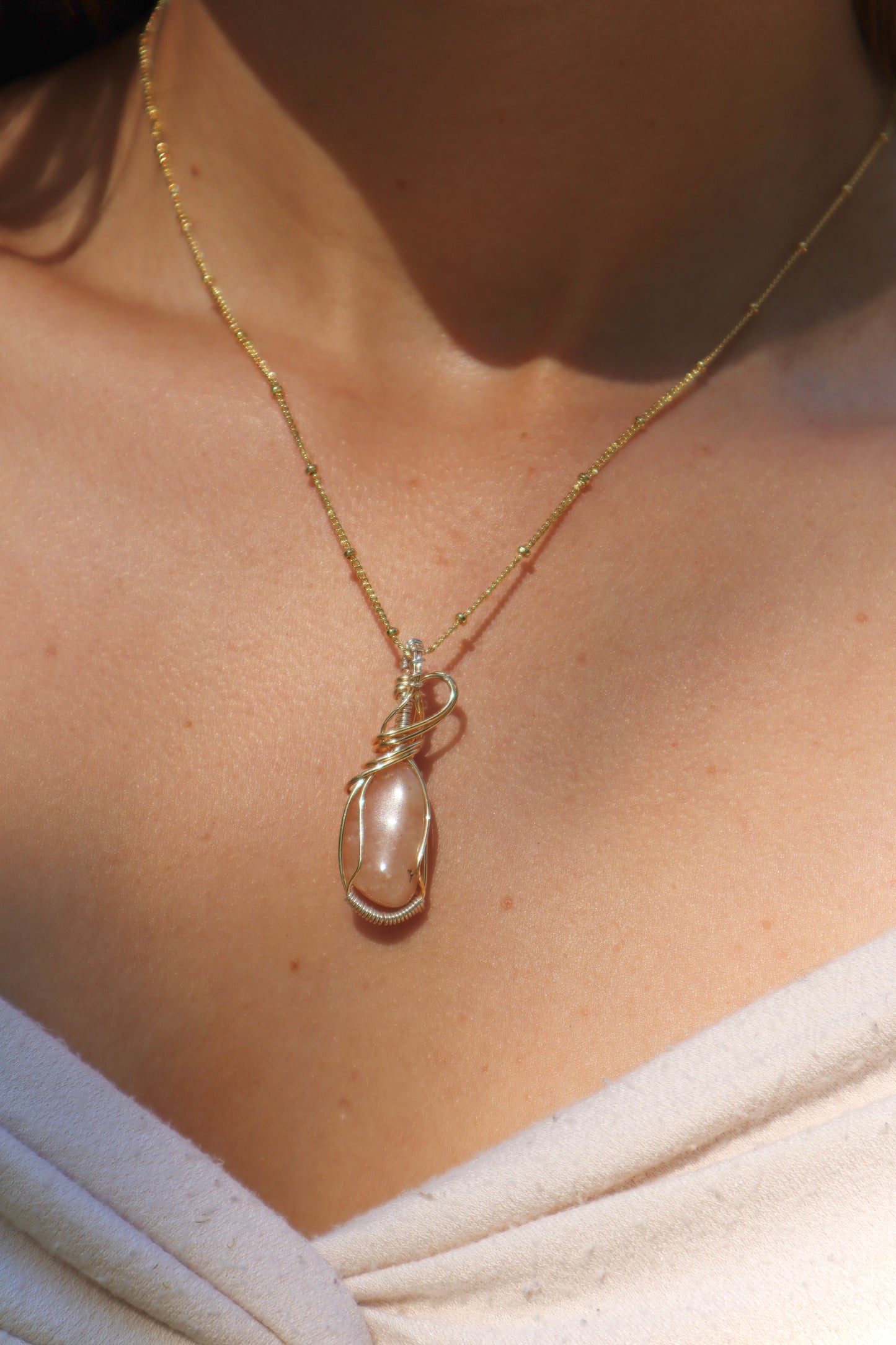 Sunstone Gemstone Pendant