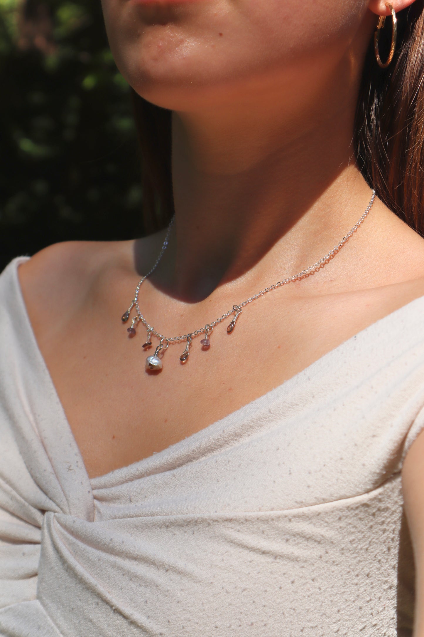 Freshwater Pearl Chain Bracelet