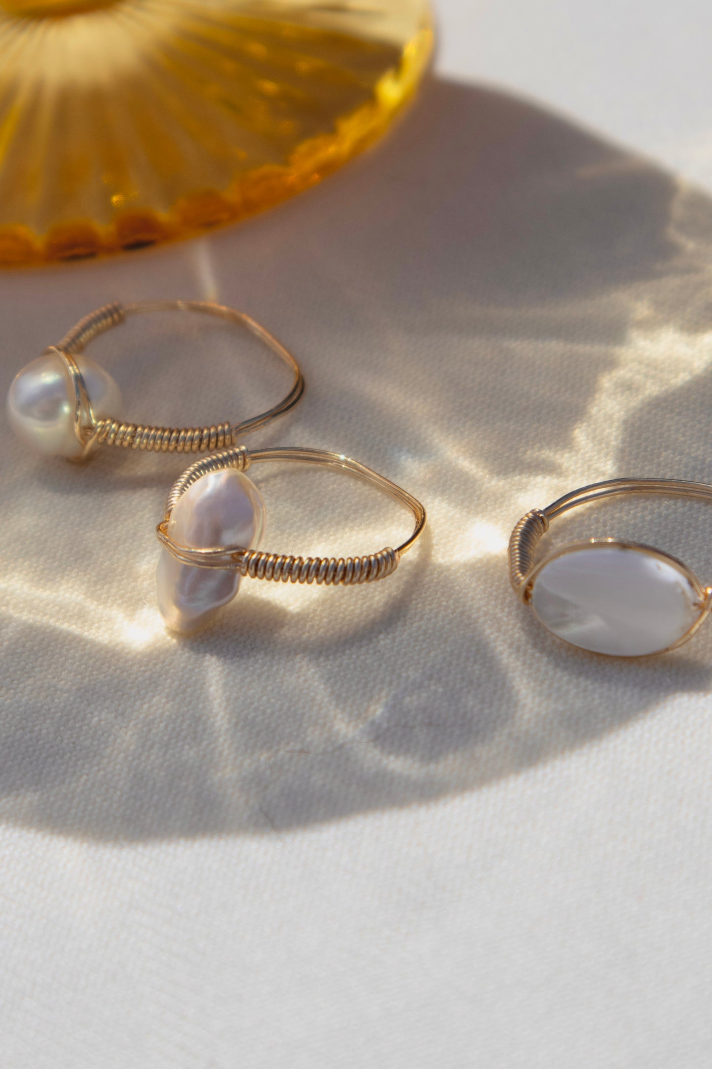 Genuine Freshwater Pearl Rings