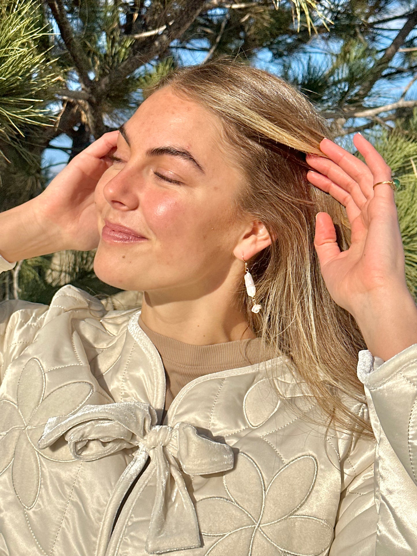 Baroque Pearl Dangles