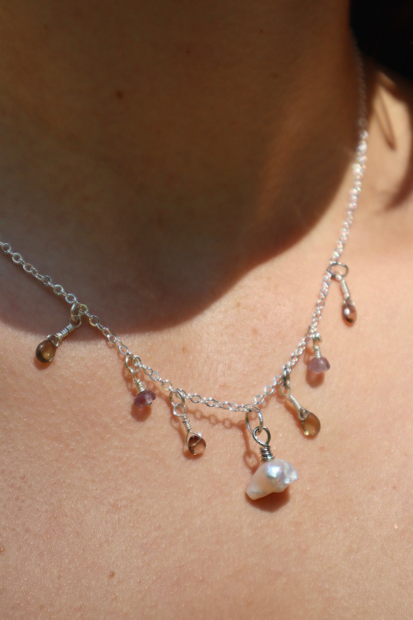 Freshwater Pearl Chain Bracelet