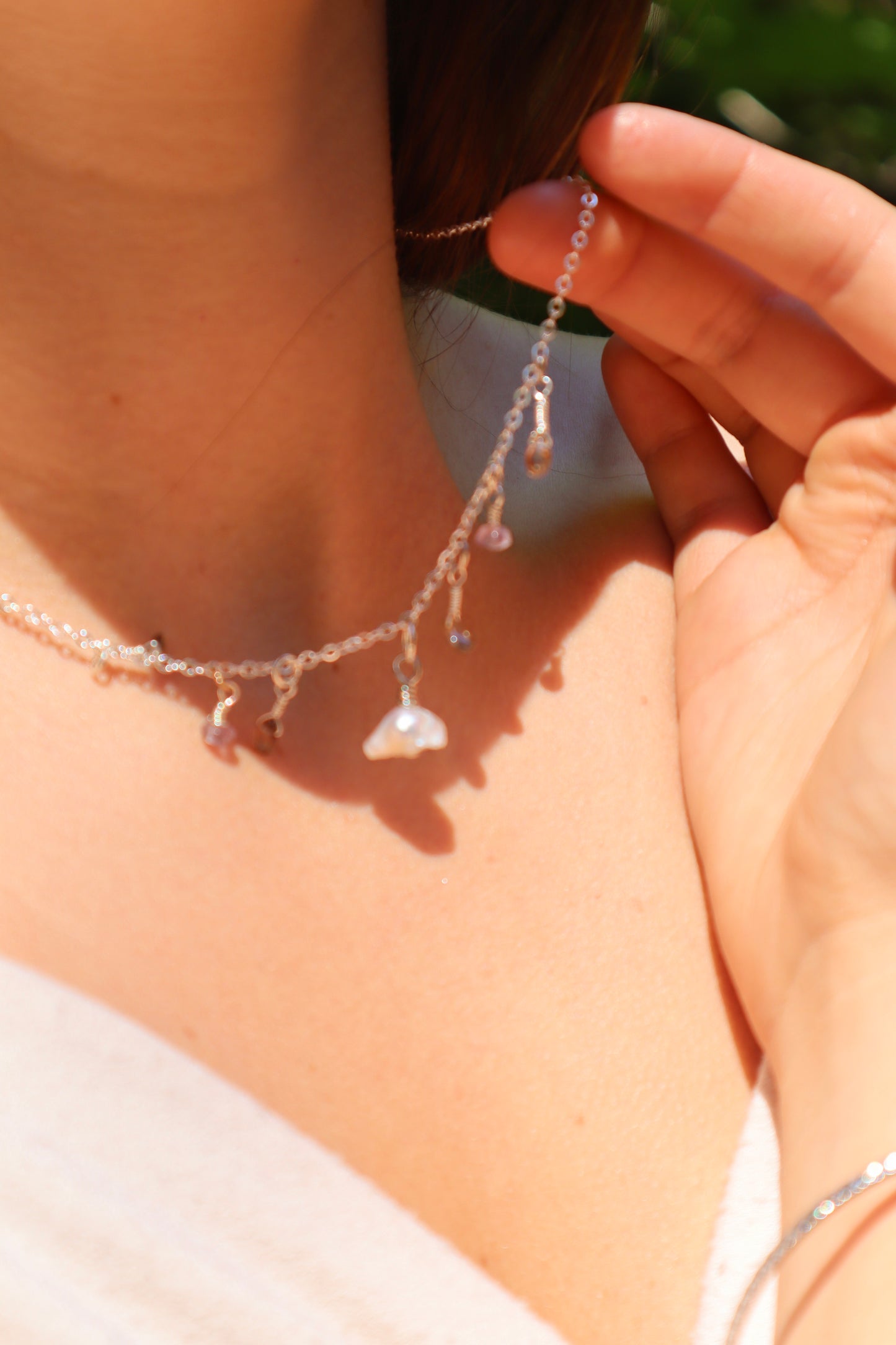 Freshwater Pearl Chain Bracelet
