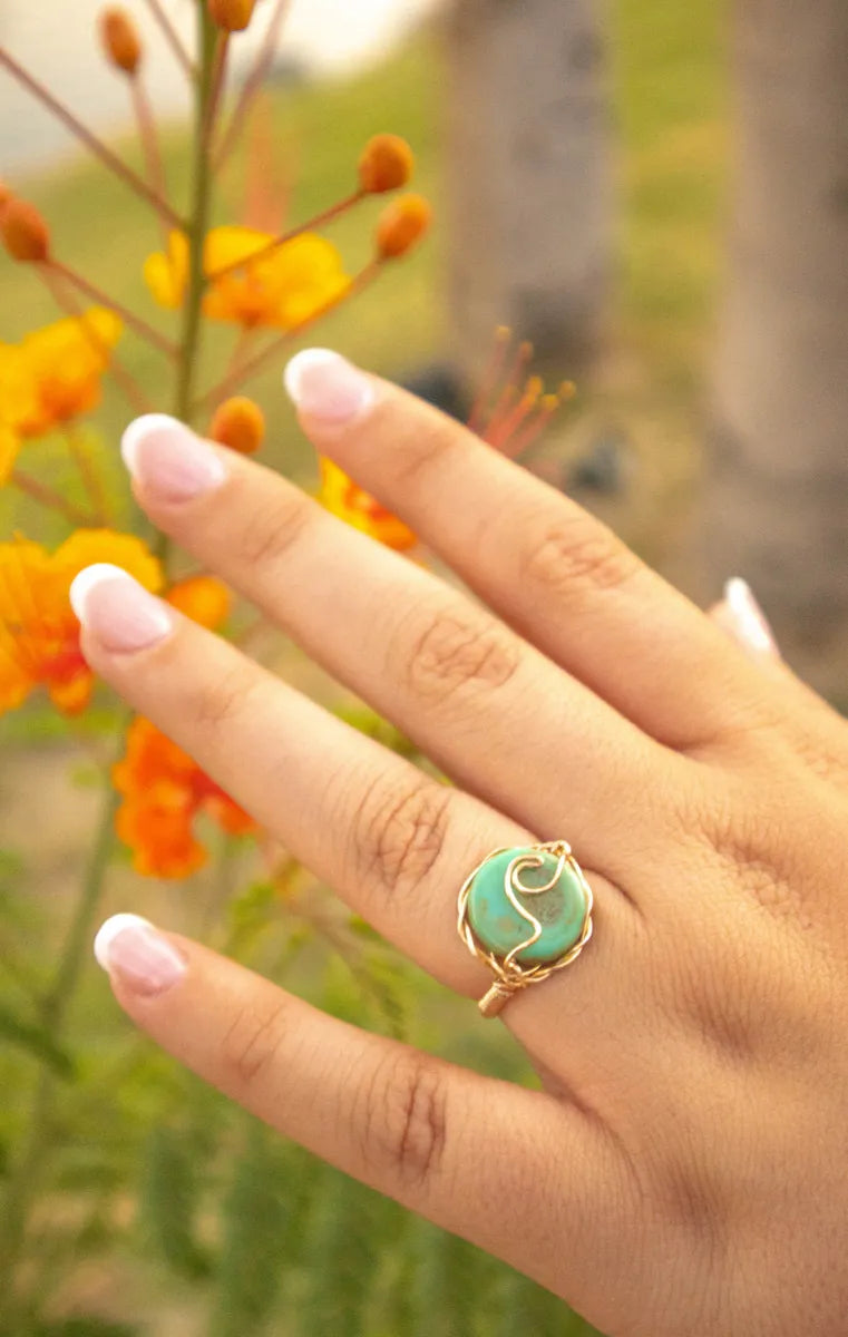 Aqua Riptide Ocean Ring