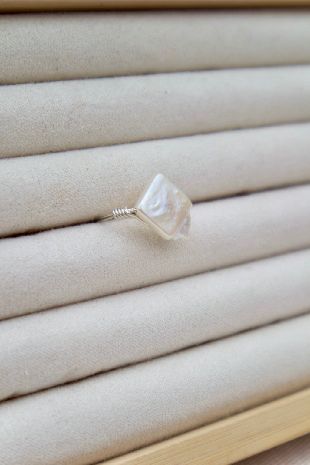 Diamond Freshwater Pearl Ring