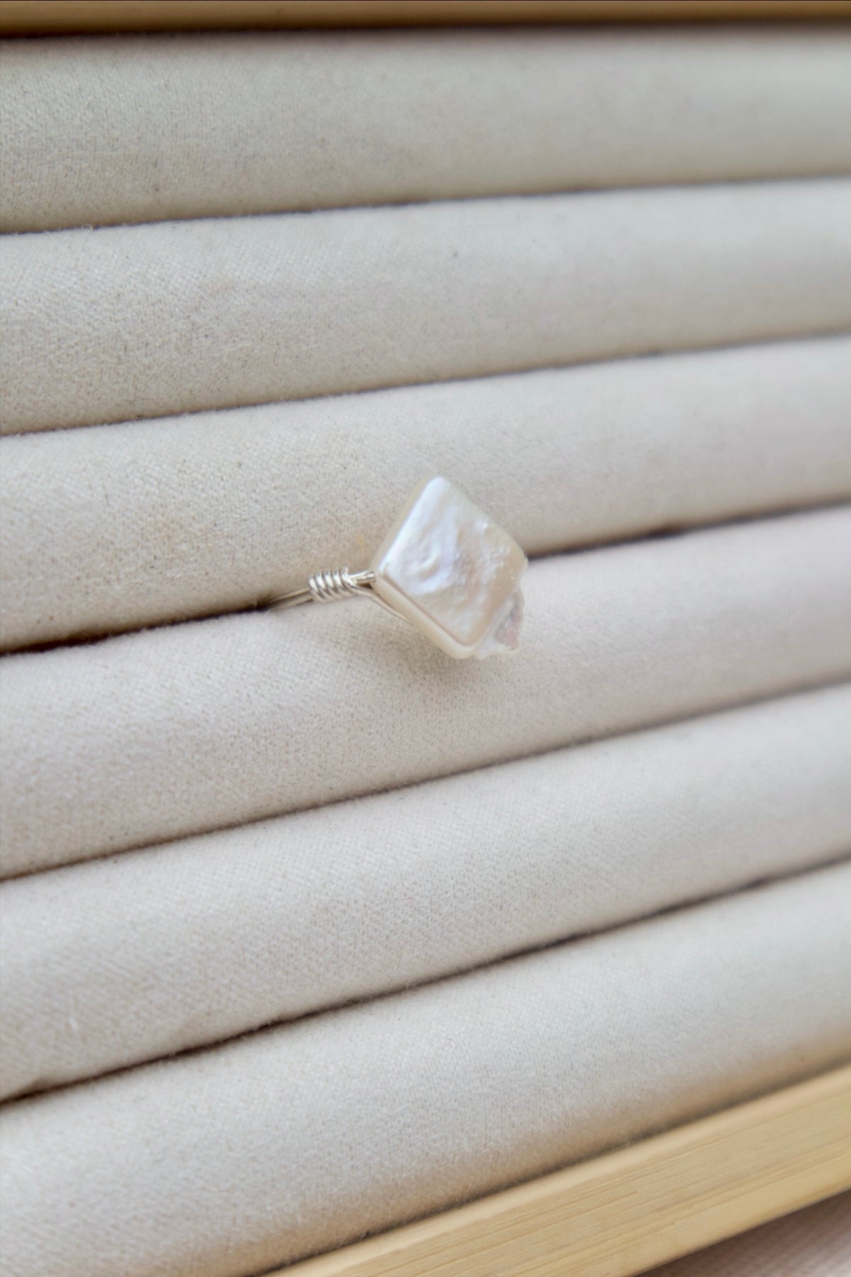 Diamond Freshwater Pearl Ring