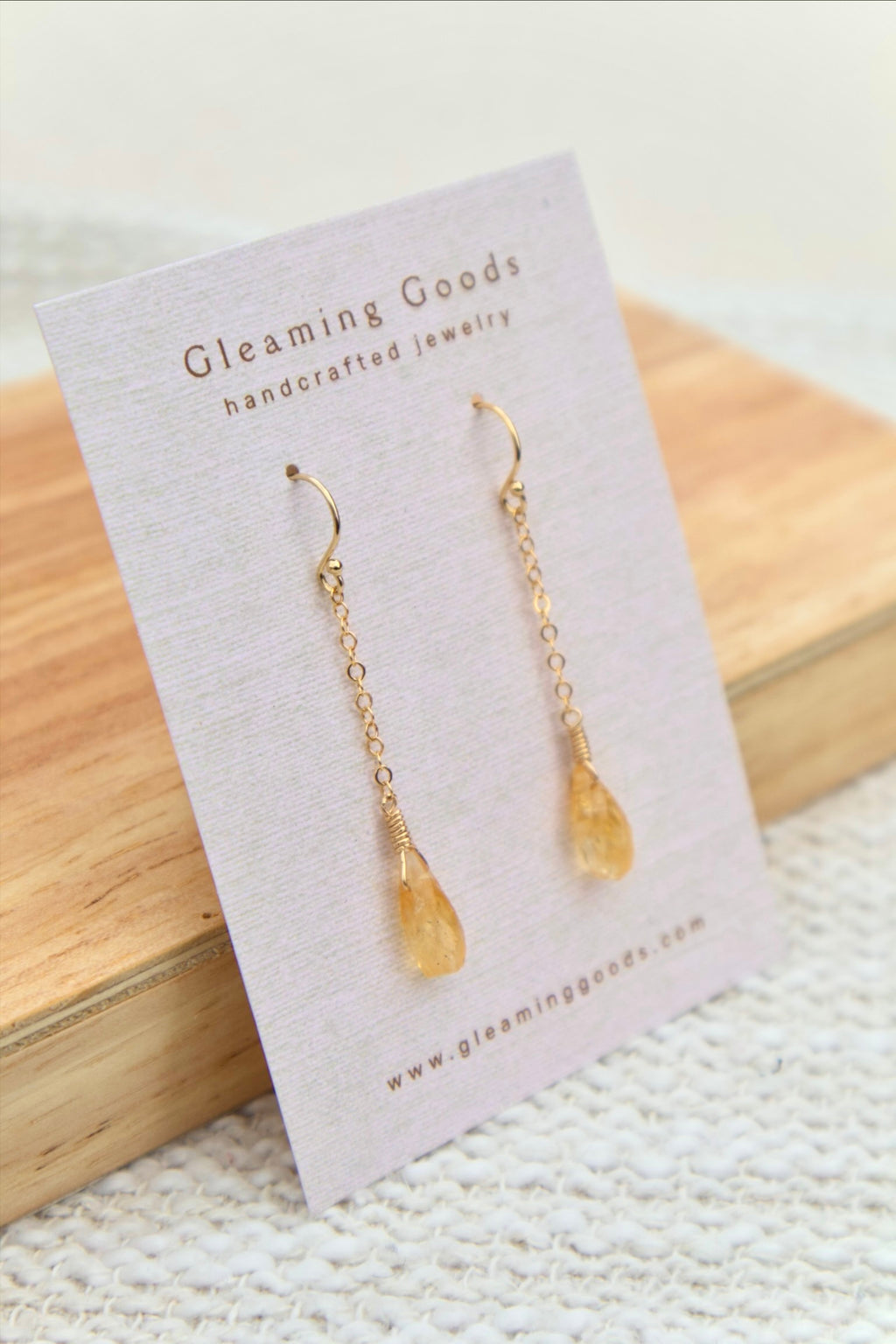 Custom Gemstone Chain Dangles