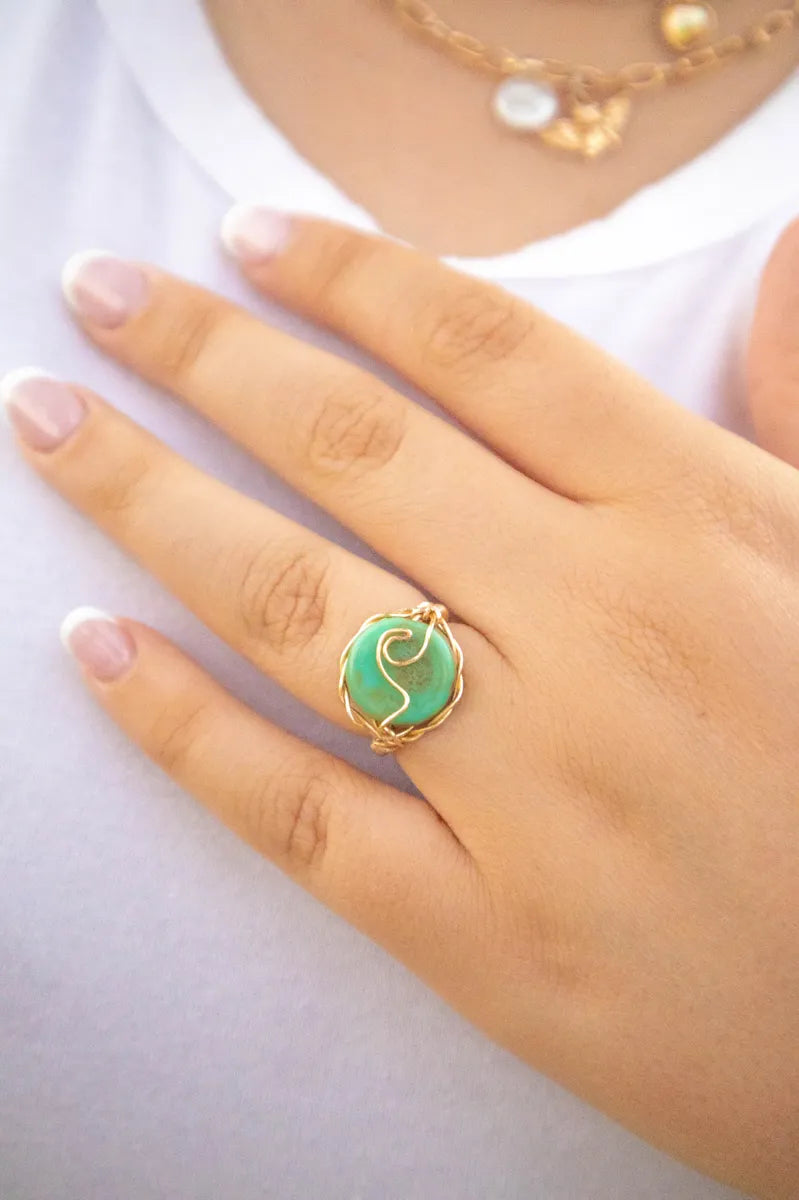 Aqua Riptide Ocean Ring