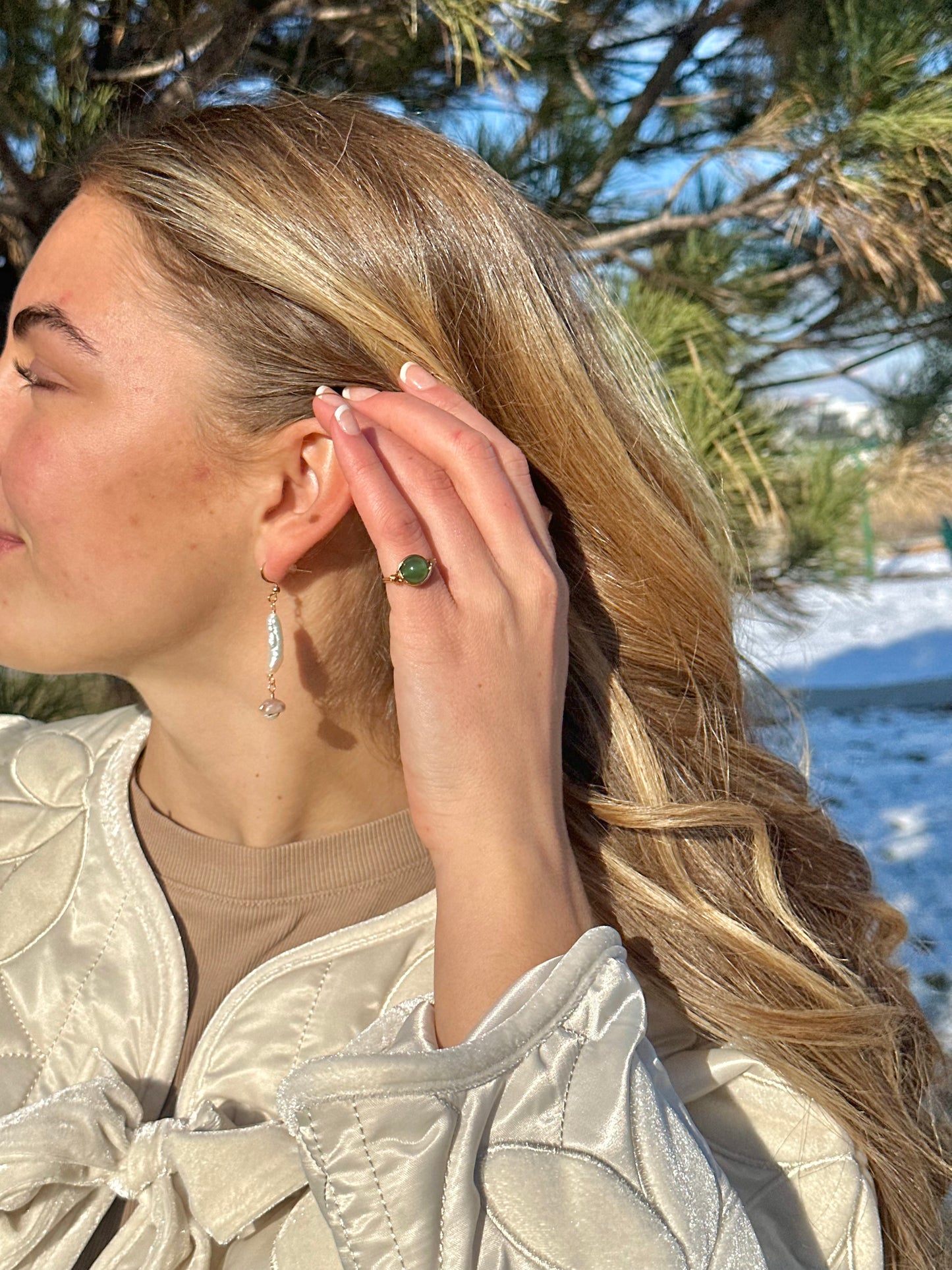 Baroque Pearl Dangles