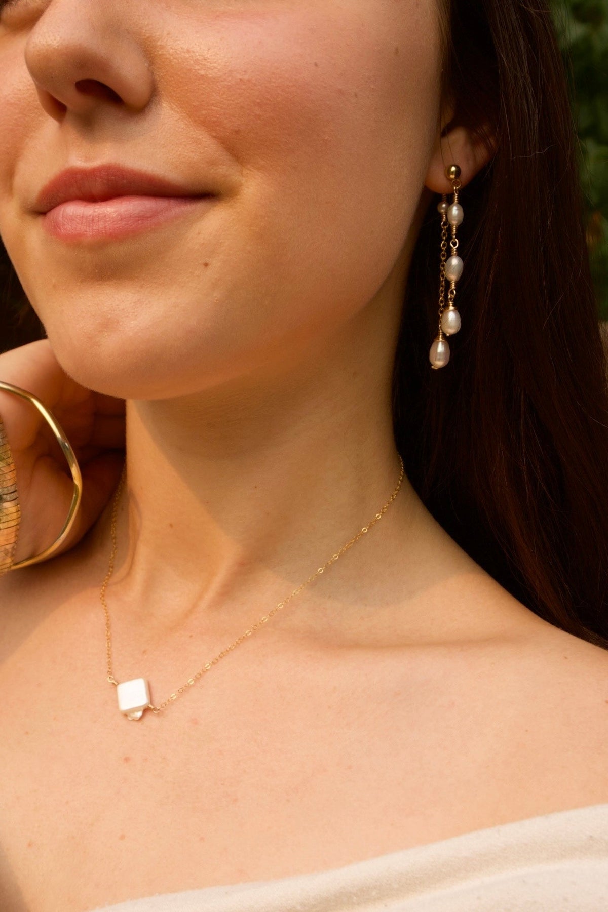 Dreamy Dainty Freshwater Pearl Studs