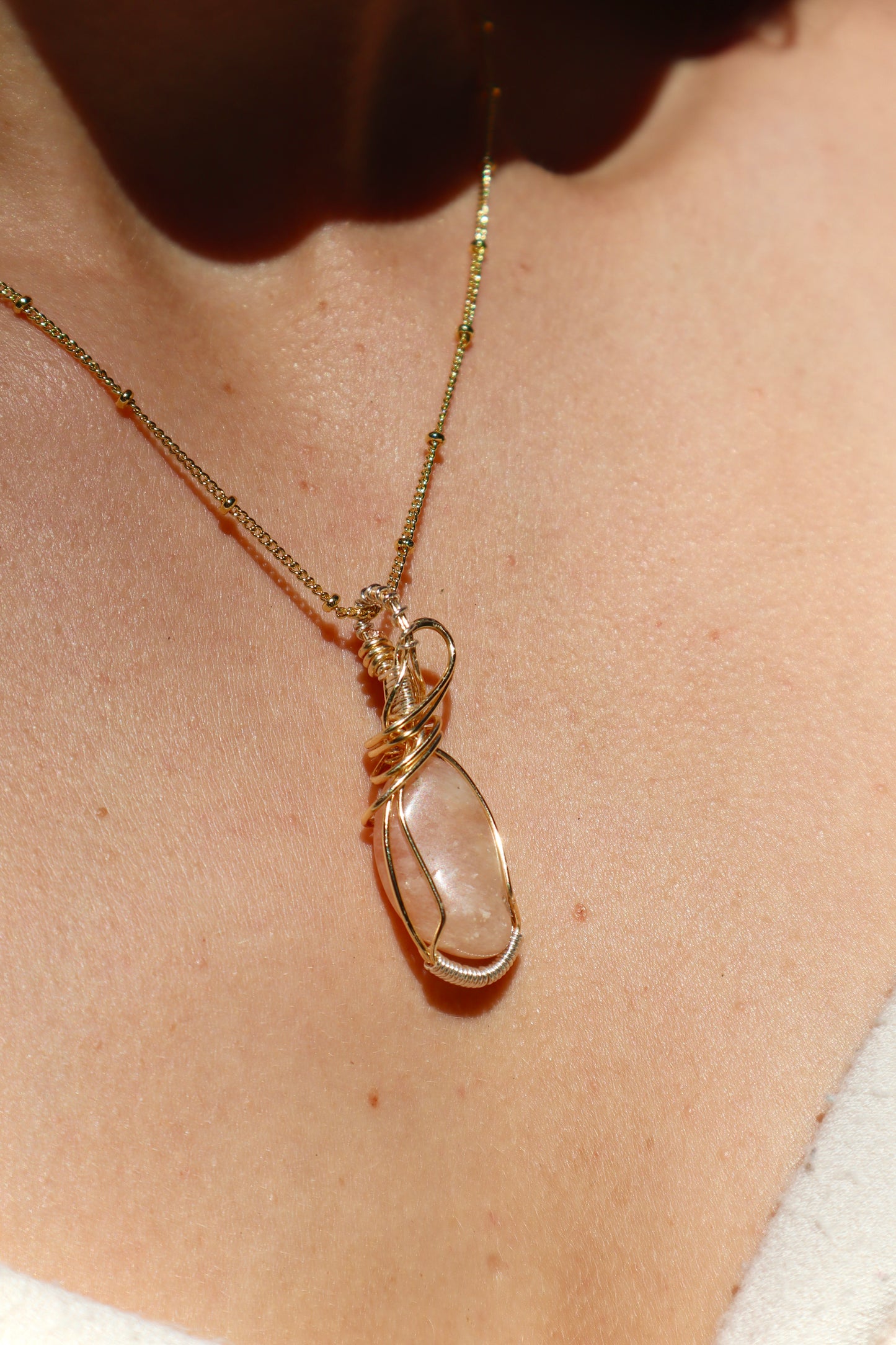 Sunstone Gemstone Pendant