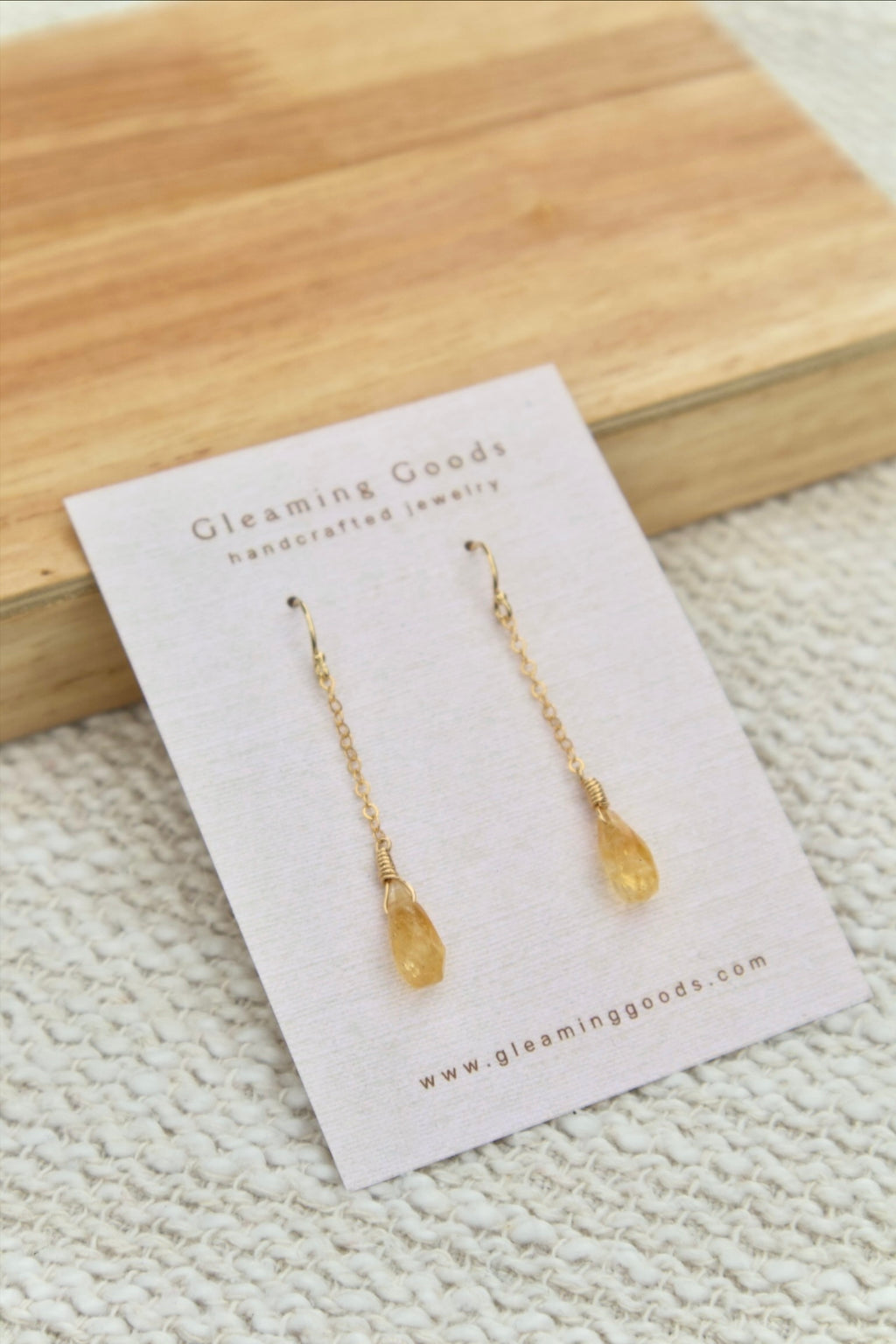 Custom Gemstone Chain Dangles