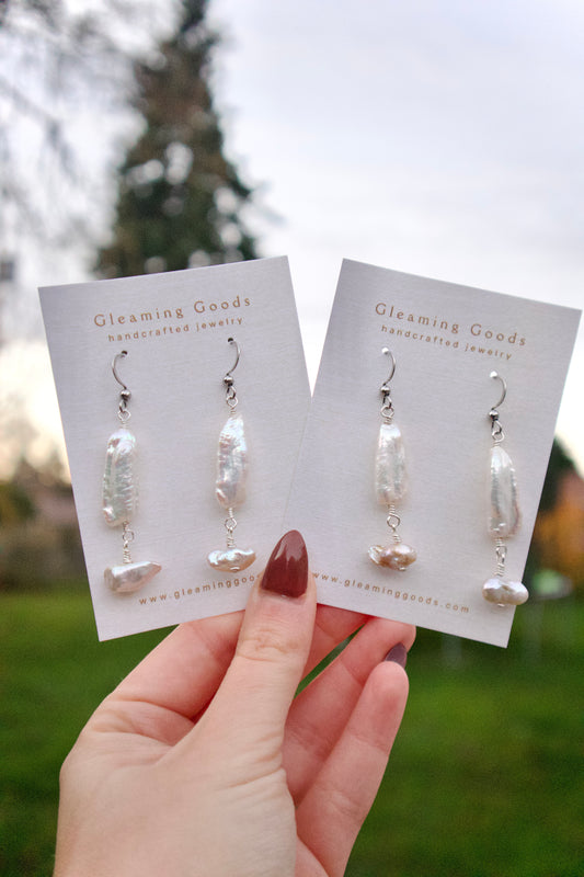 Baroque Pearl Dangles