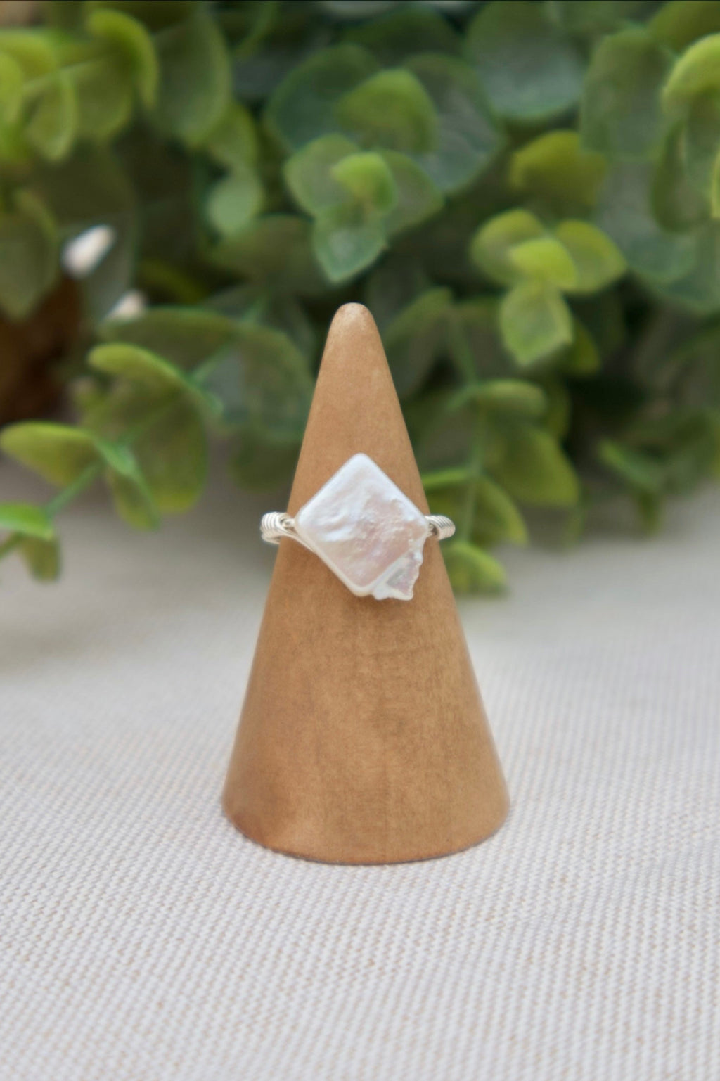 Diamond Freshwater Pearl Ring