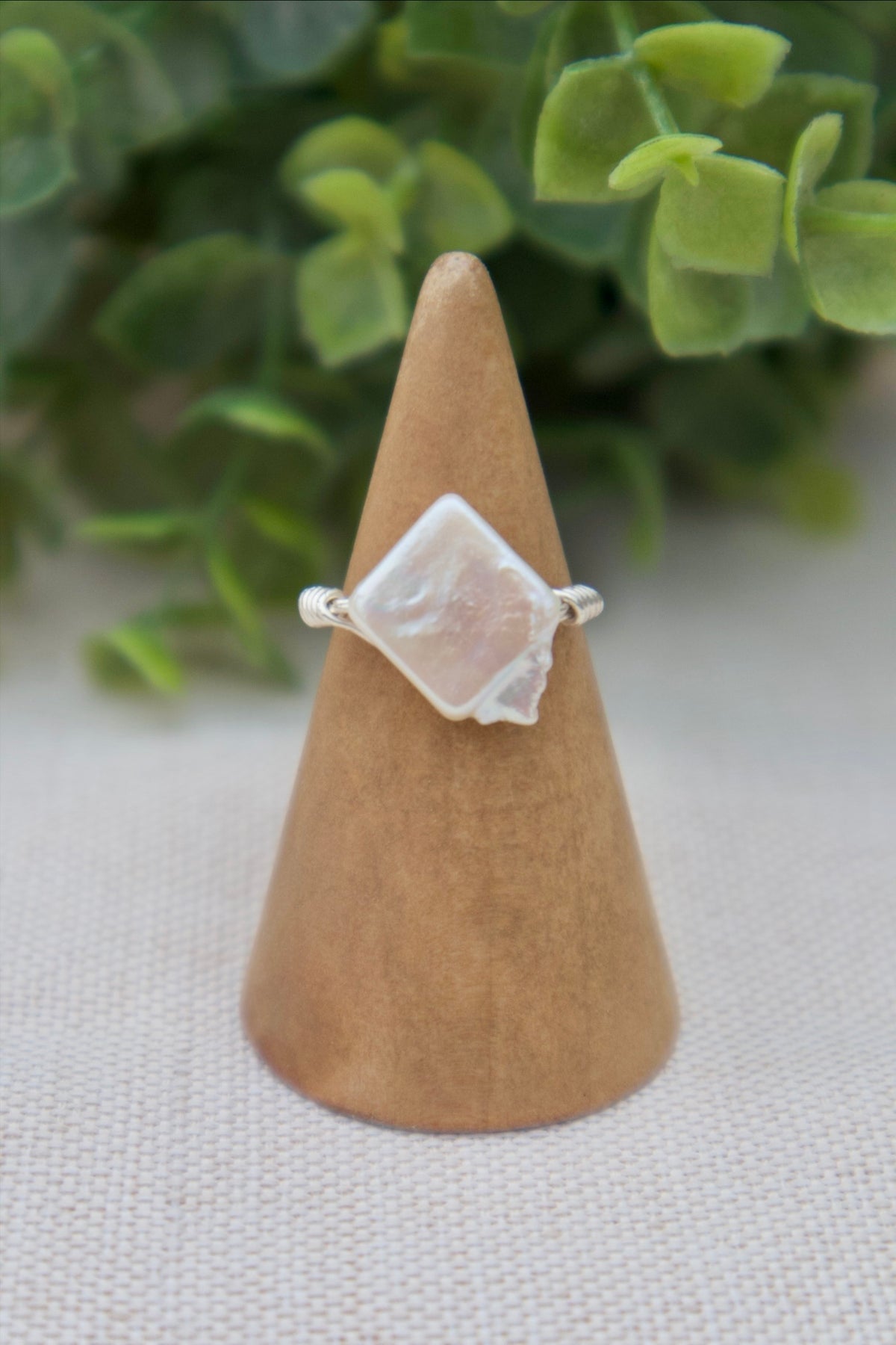 Diamond Freshwater Pearl Ring