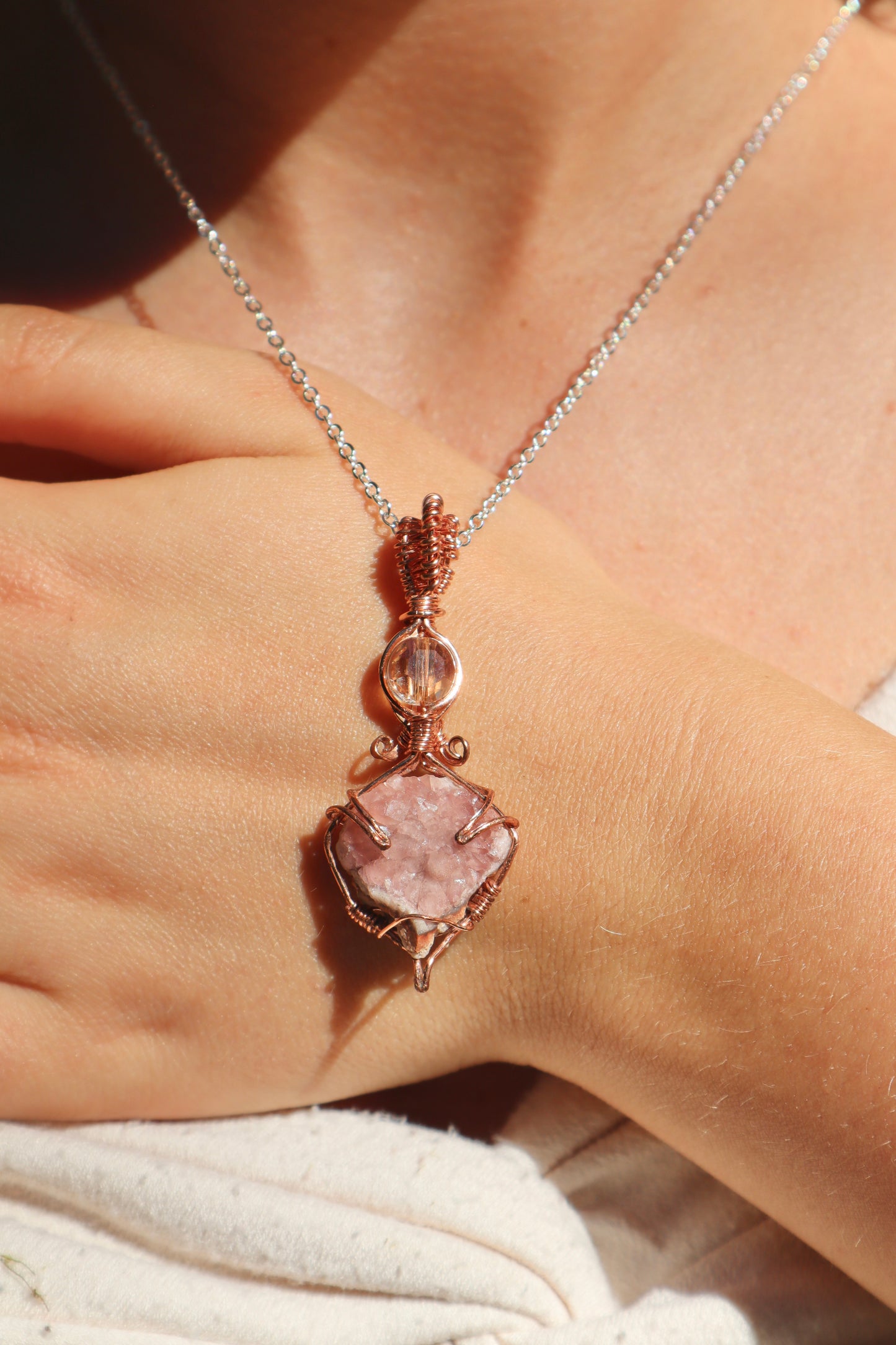 Pink Amethyst Pendant