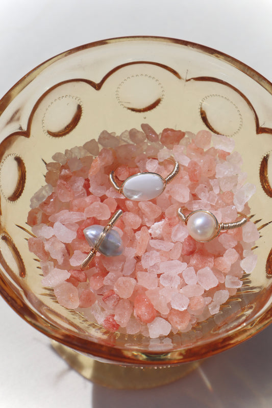 Genuine Freshwater Pearl Rings