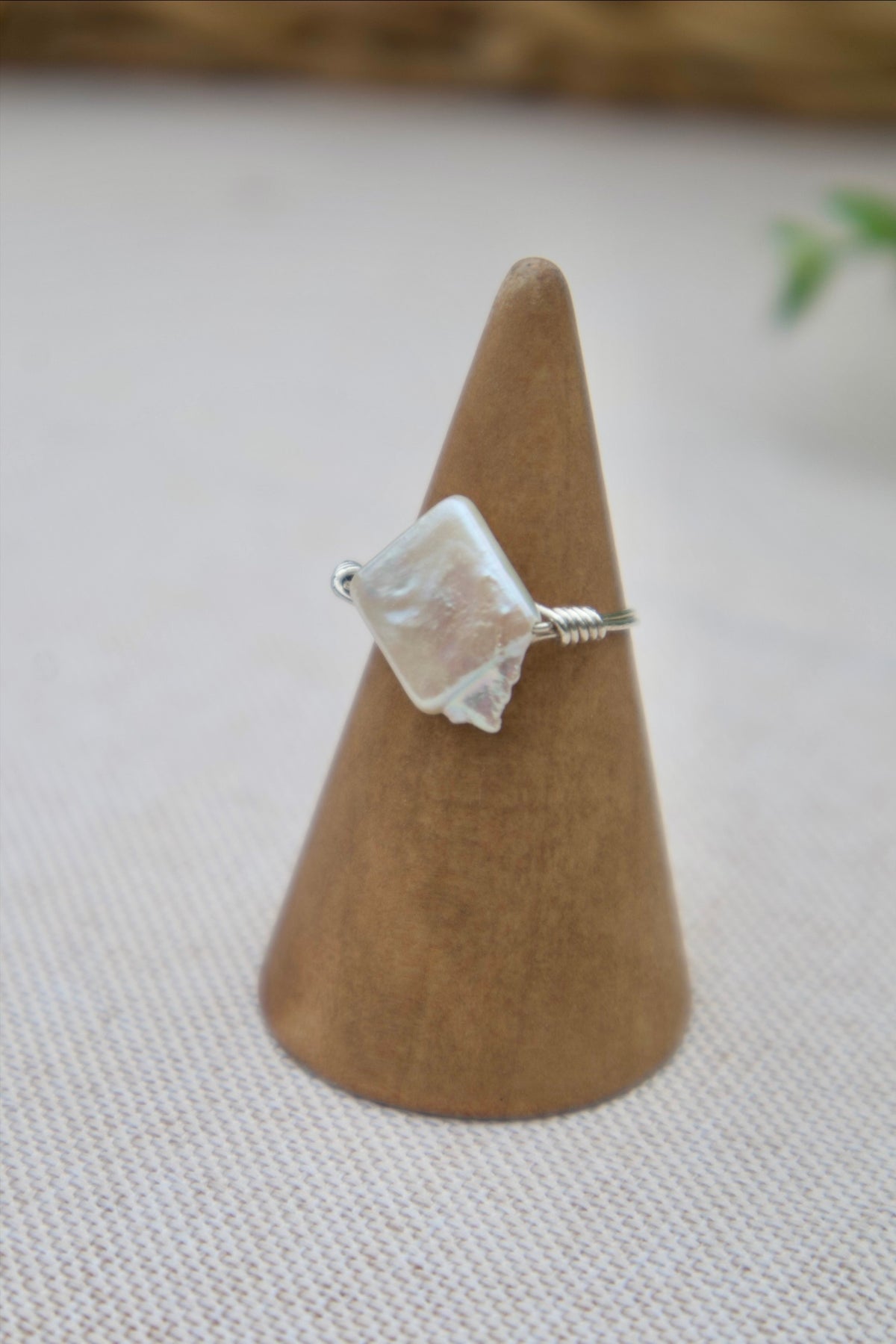 Diamond Freshwater Pearl Ring