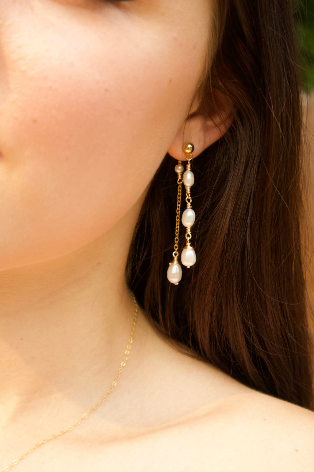 Dreamy Dainty Freshwater Pearl Studs