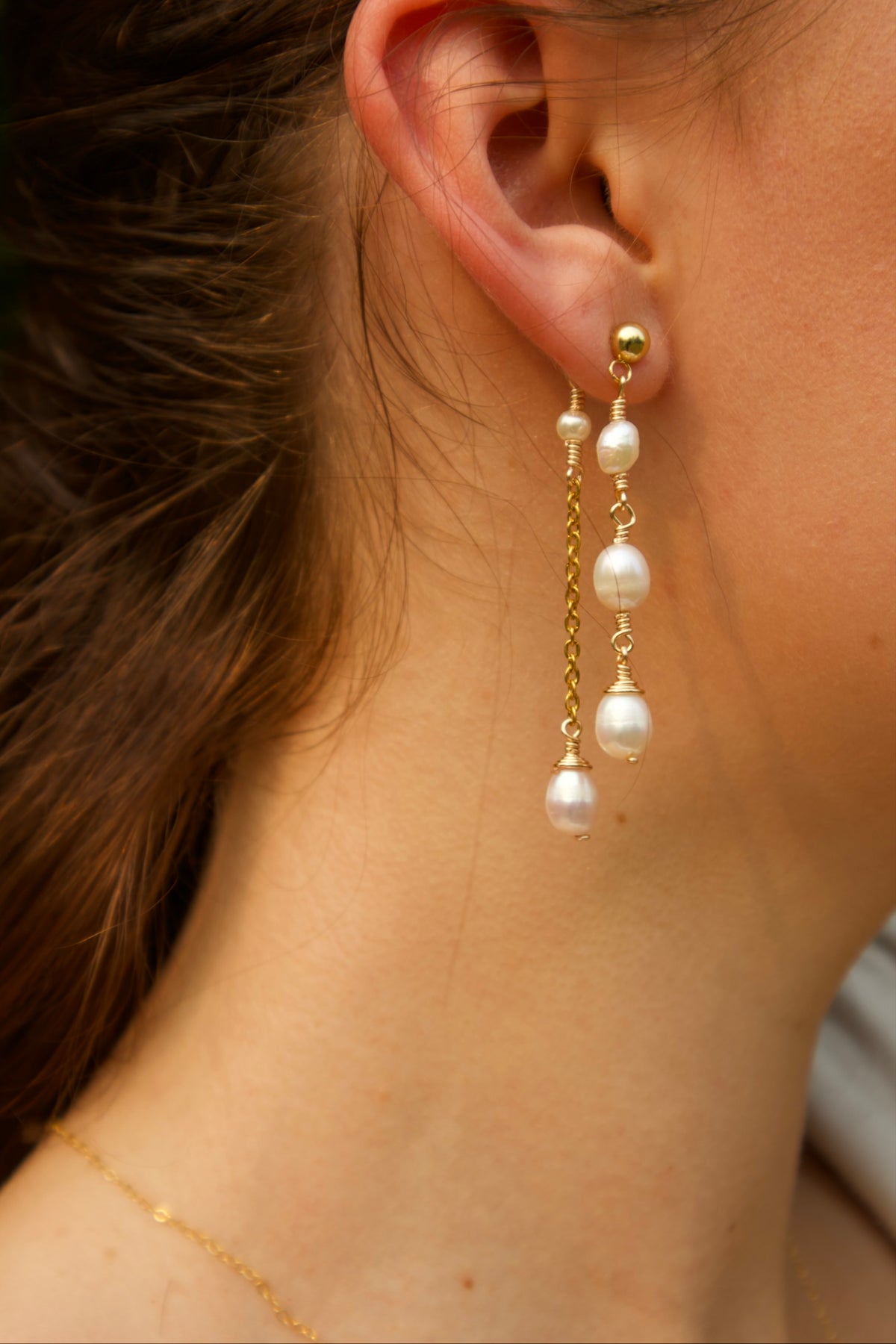 Dreamy Dainty Freshwater Pearl Studs