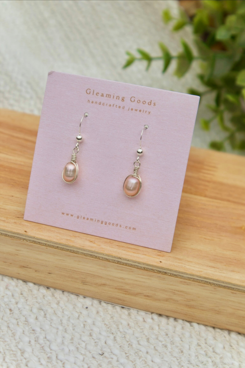 Freshwater Pearl Single Drop Earrings
